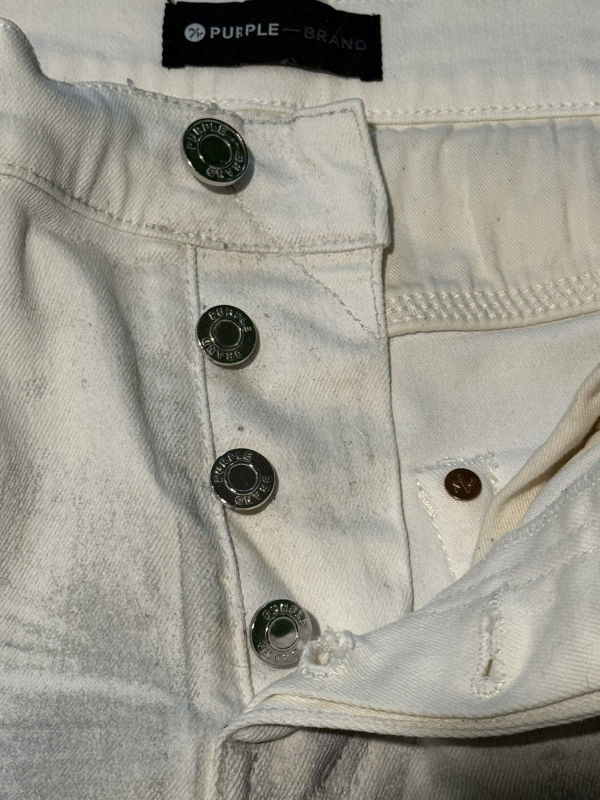 Purple Brand Purple jeans white/grey size 31 Size US 31 - 6 Thumbnail