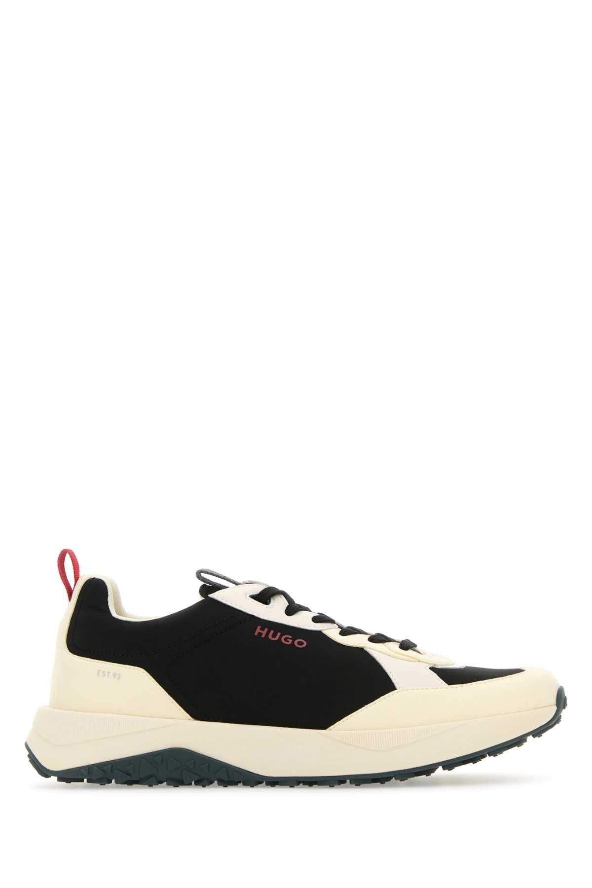 image of Hugo Two-Tone Polyester Kane Runn Sneakers, Men's (Size 11)