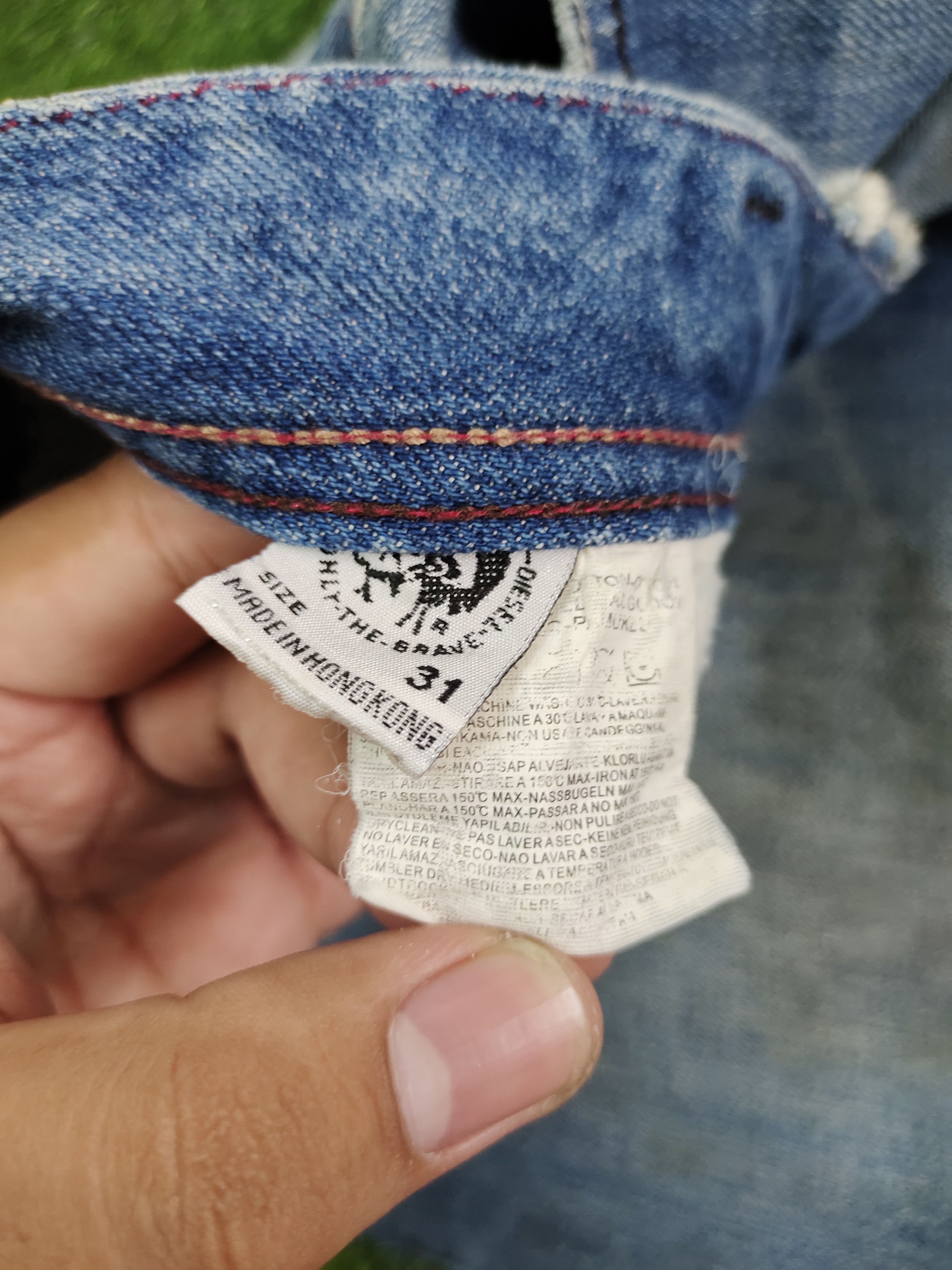 Diesel Wide Leg Jeans Diesel Denim Streetwear Y2k Size US 31 - 15 Thumbnail