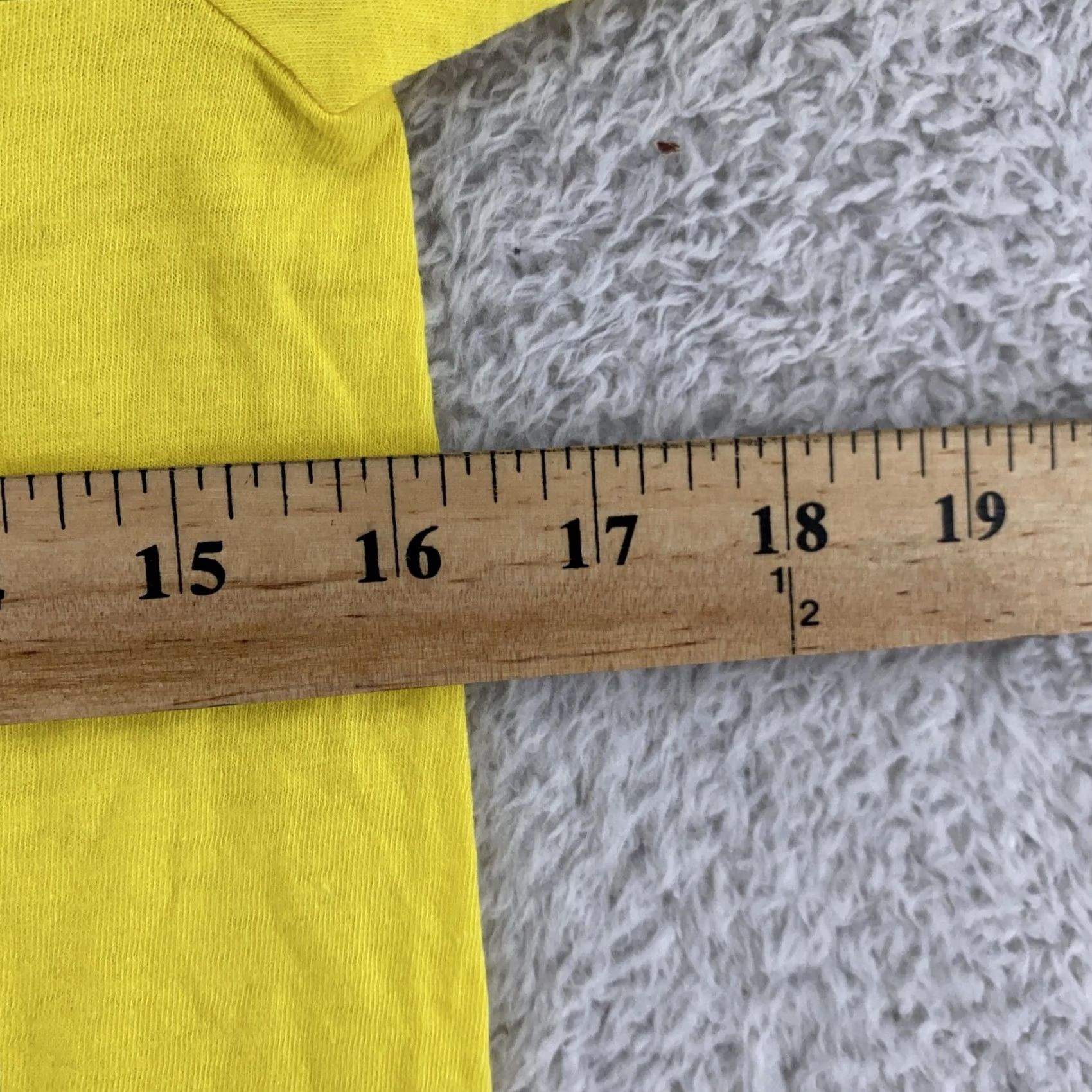 Vintage VINTAGE You're Tops Shirt XS Yellow Crewneck T-Shirt Short Sleeve Men Solid Cotton Size US XS / EU 42 / 0 - 5 Thumbnail