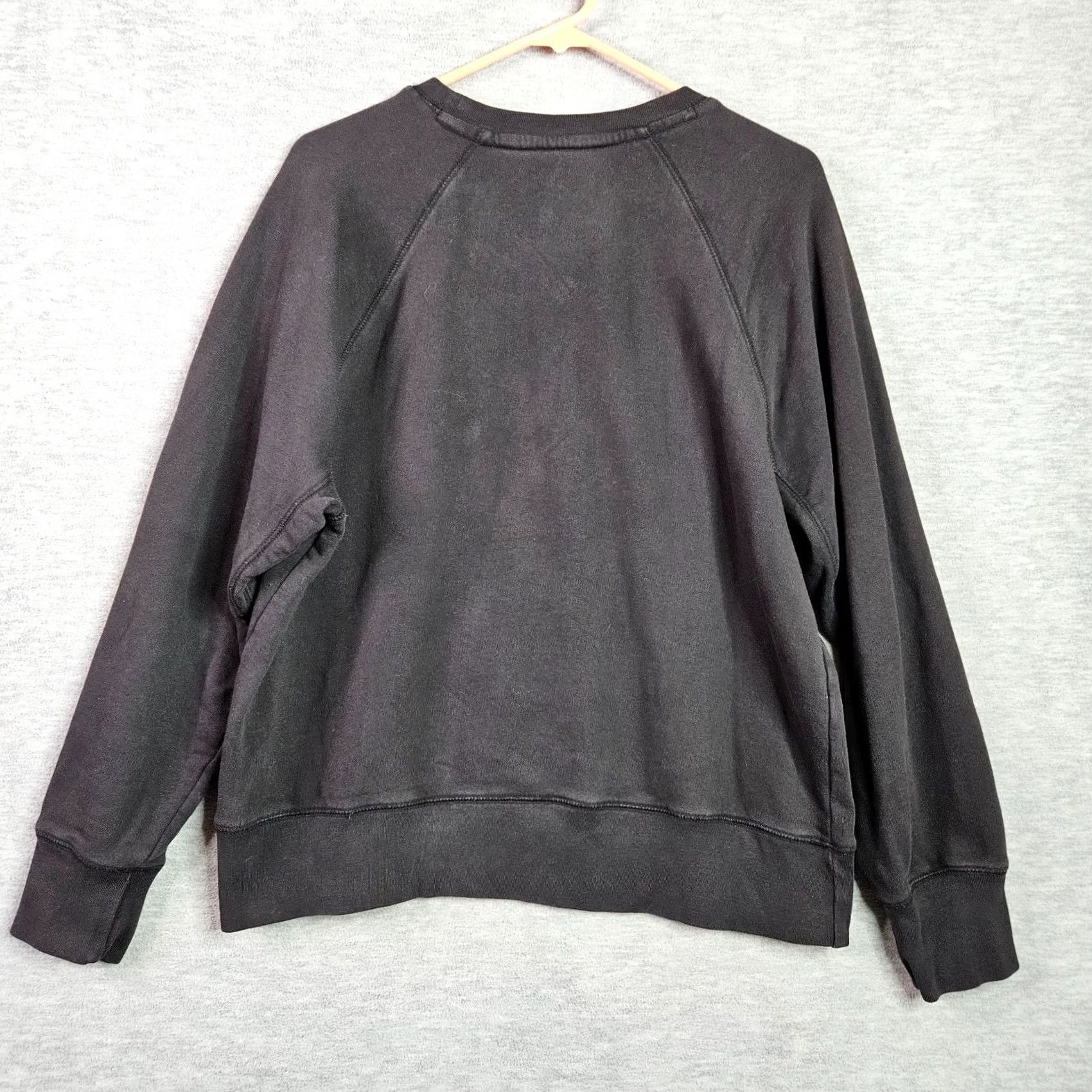 Zadig & Voltaire VINTAGE Zadig & Voltaire Upper Skull Sweatshirt Black Logo Pullover Women M Crew Neck, Raglan Sleeve, Cotton, All Seasons, Regular Fit Size M / US 6-8 / IT 42-44 - 2 Thumbnail
