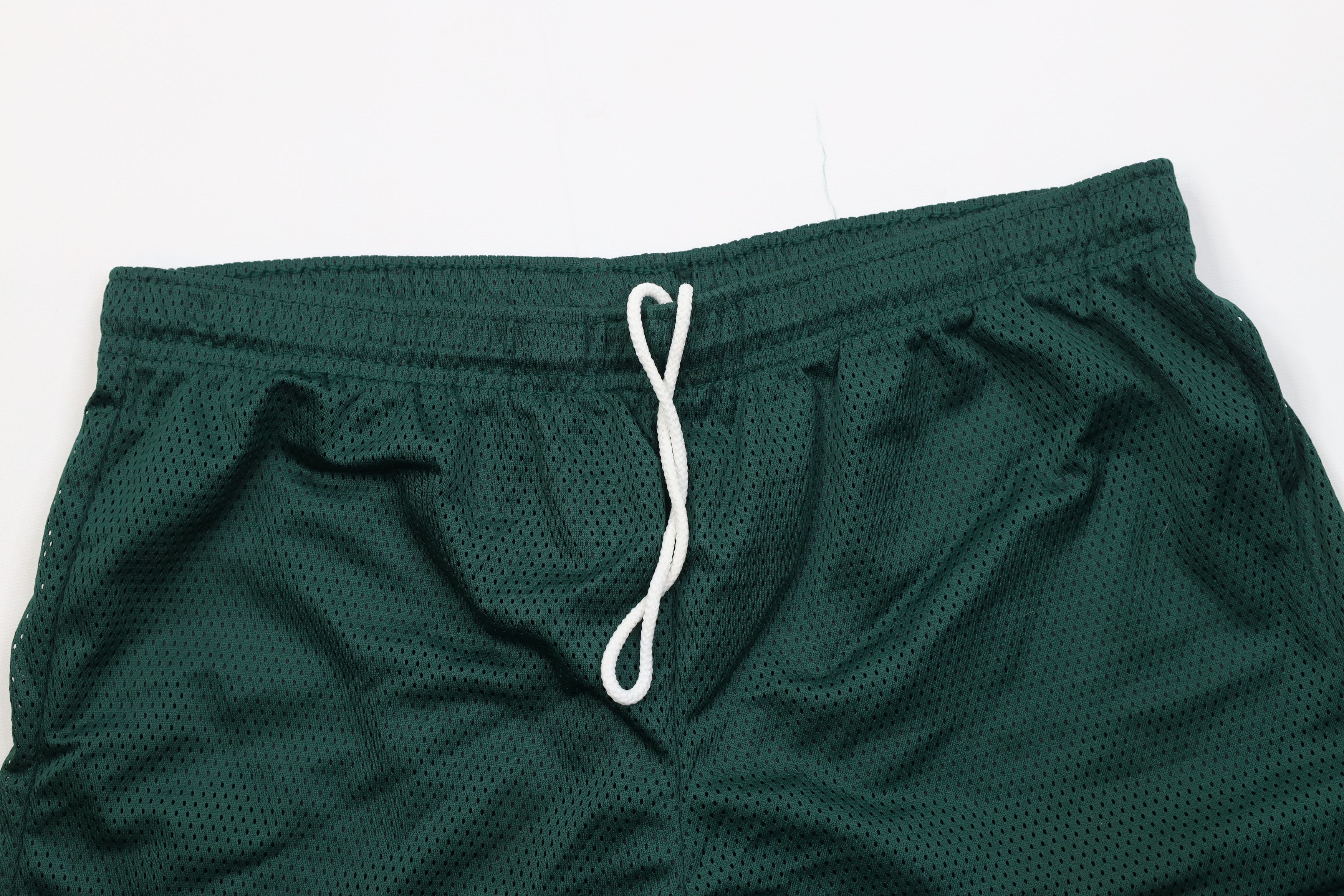 Vintage Vintage 90s Streetwear Layered Above Knee Mesh Shorts Green Size US 32 / EU 48 - 2 Thumbnail