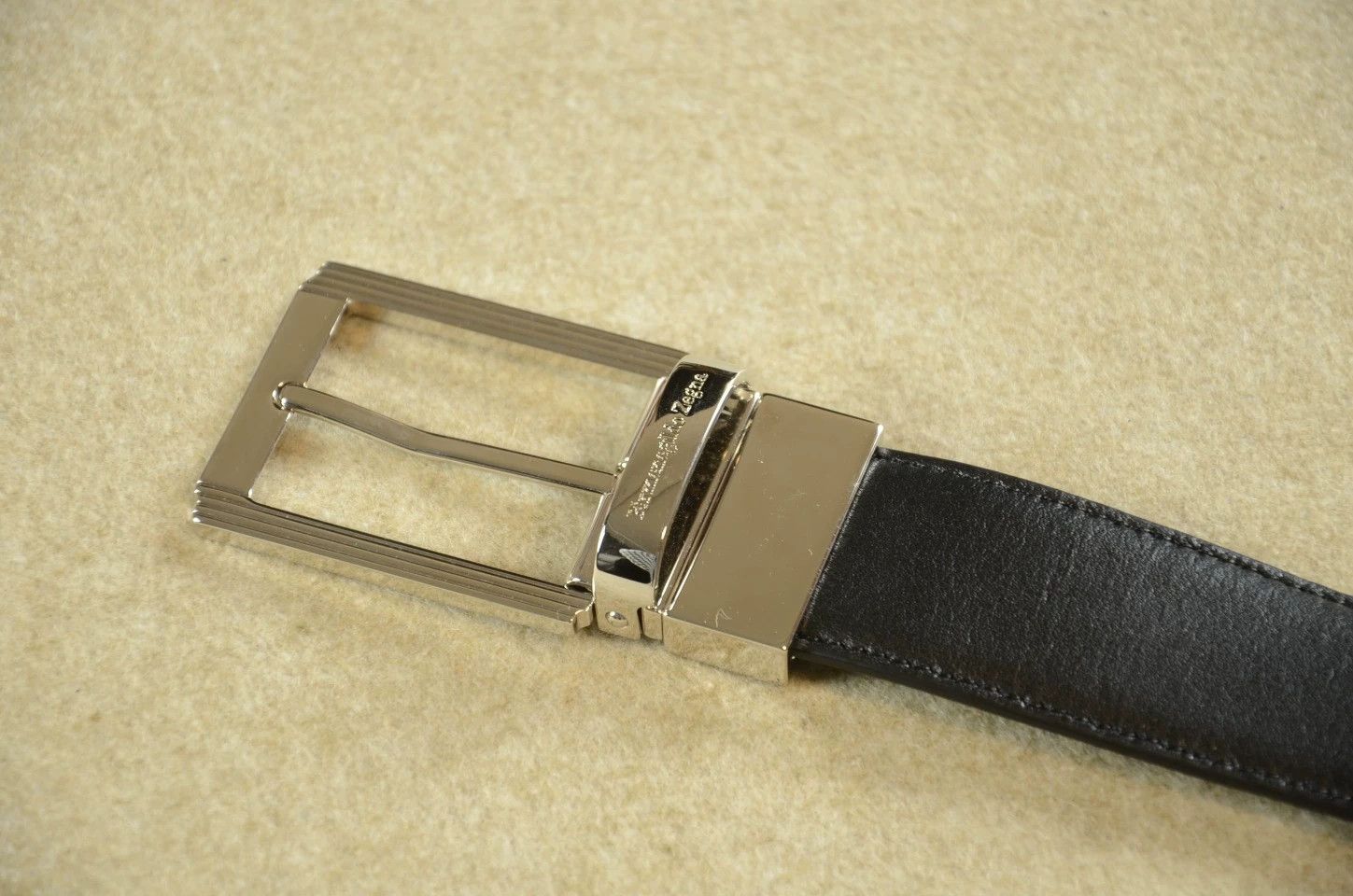 Ermenegildo Zegna Zegna Double Sided Black/Brown Belt 110/115 EU Size ONE SIZE - 4 Thumbnail