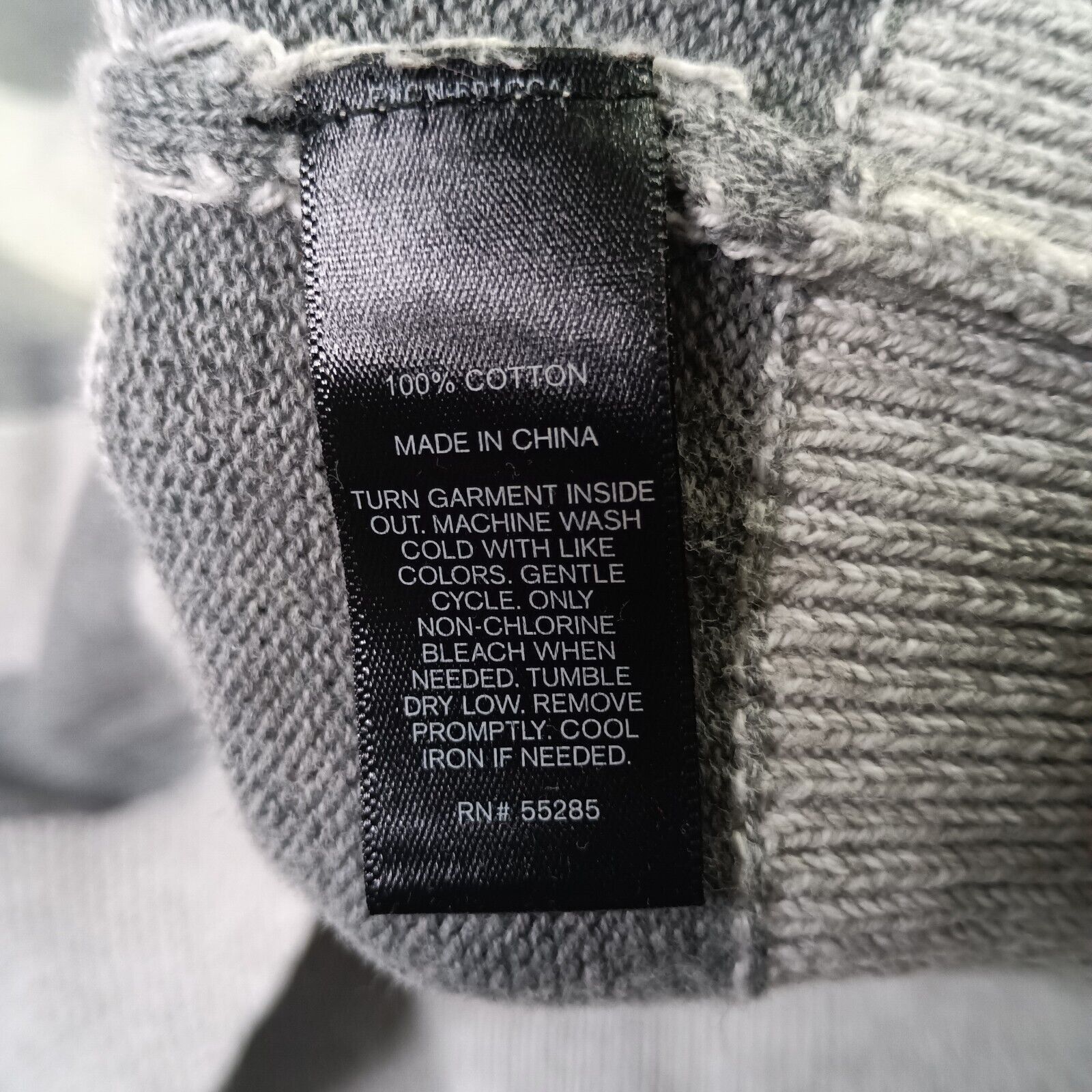 Express Express Pullover Hoodie Sweater Men's S Small Gray Striped Size US S / EU 44-46 / 1 - 7 Thumbnail
