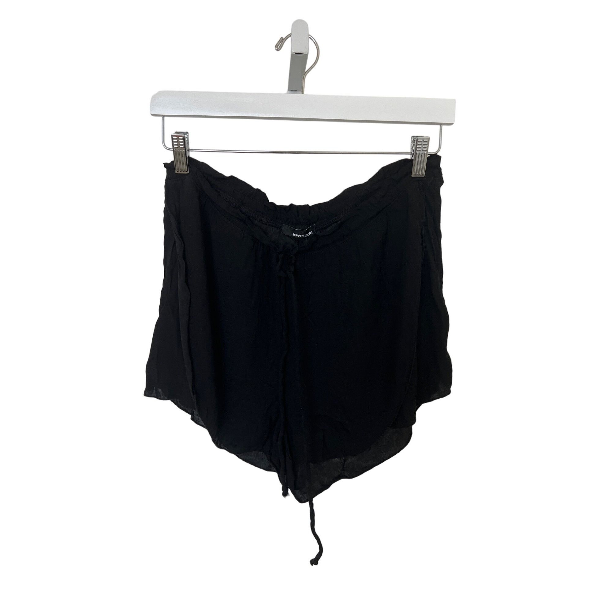Other LA Made Black Flowy Drawstring Shorts With Pockets Size 28" / US 6 / IT 42 - 1 Thumbnail