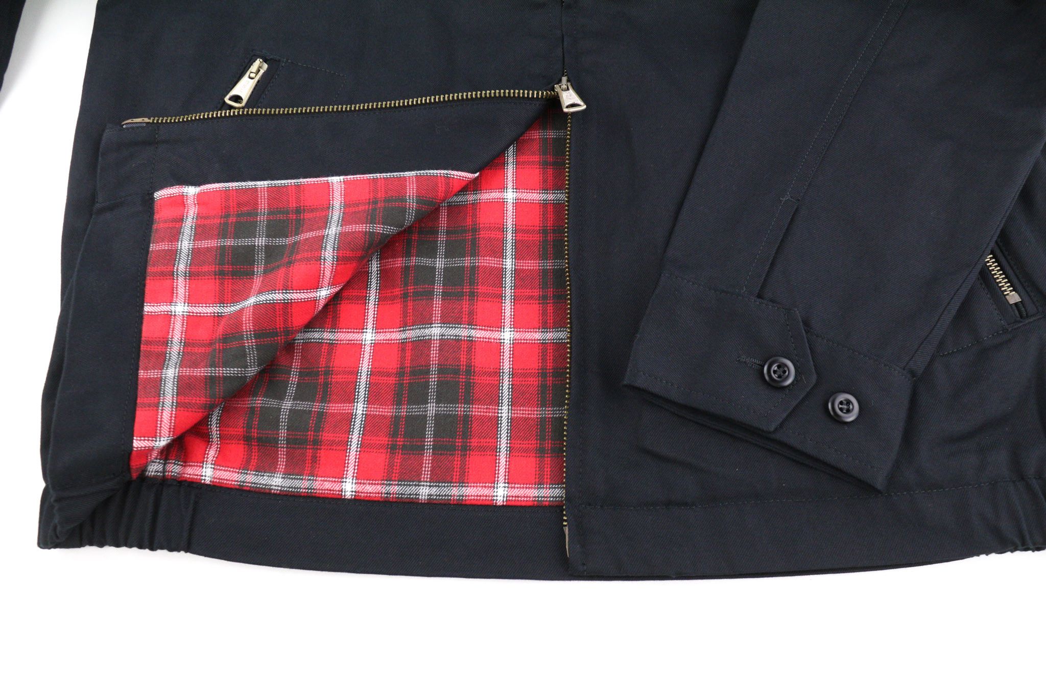 Diesel J-HARRY M Black Band Neck Plaid Lined Jacket 40032 Size US M / EU 48-50 / 2 - 6 Thumbnail