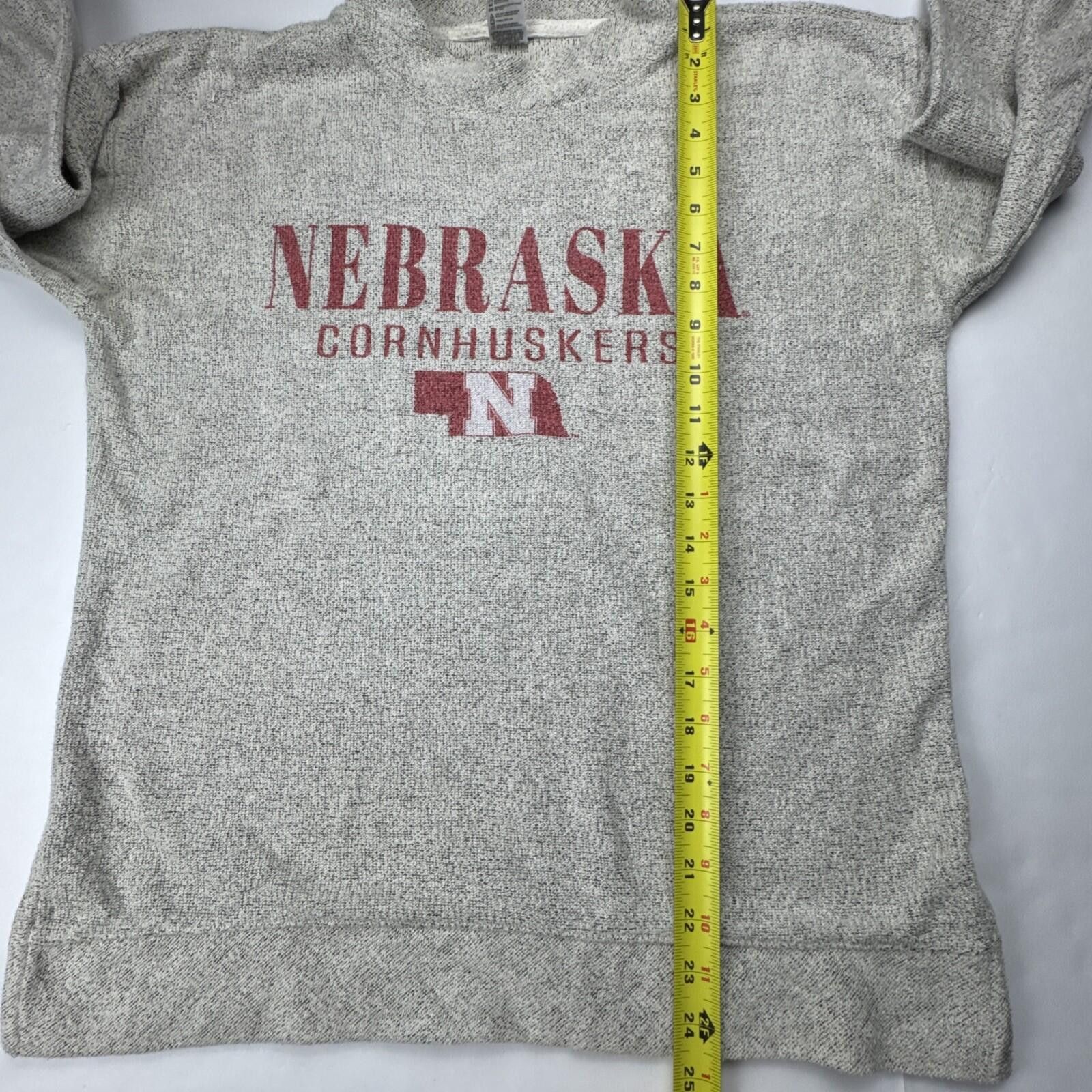 Other Bottom Drawers Nebraska Cornhuskers Marl Knit Sweatshirt Med Size M / US 6-8 / IT 42-44 - 4 Thumbnail