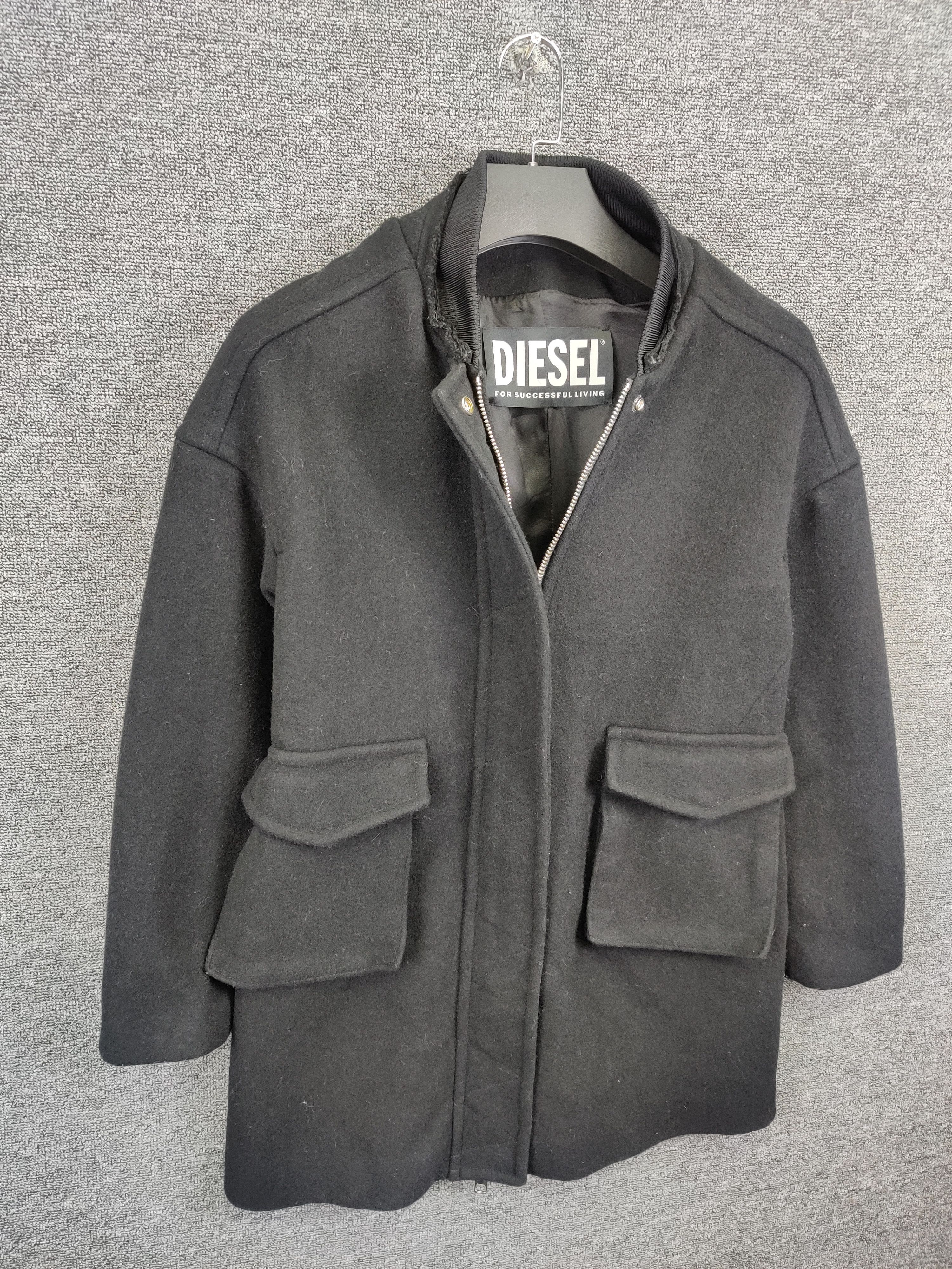 Diesel Vintage Diesel Wool Thick Coat Size US XS / EU 42 / 0 - 5 Thumbnail