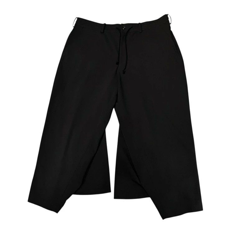 Yohji Yamamoto S'YTE Yohji Yamamoto Polyon Gabardine Flared Seam Crow Pants Size US 41 - 7 Thumbnail