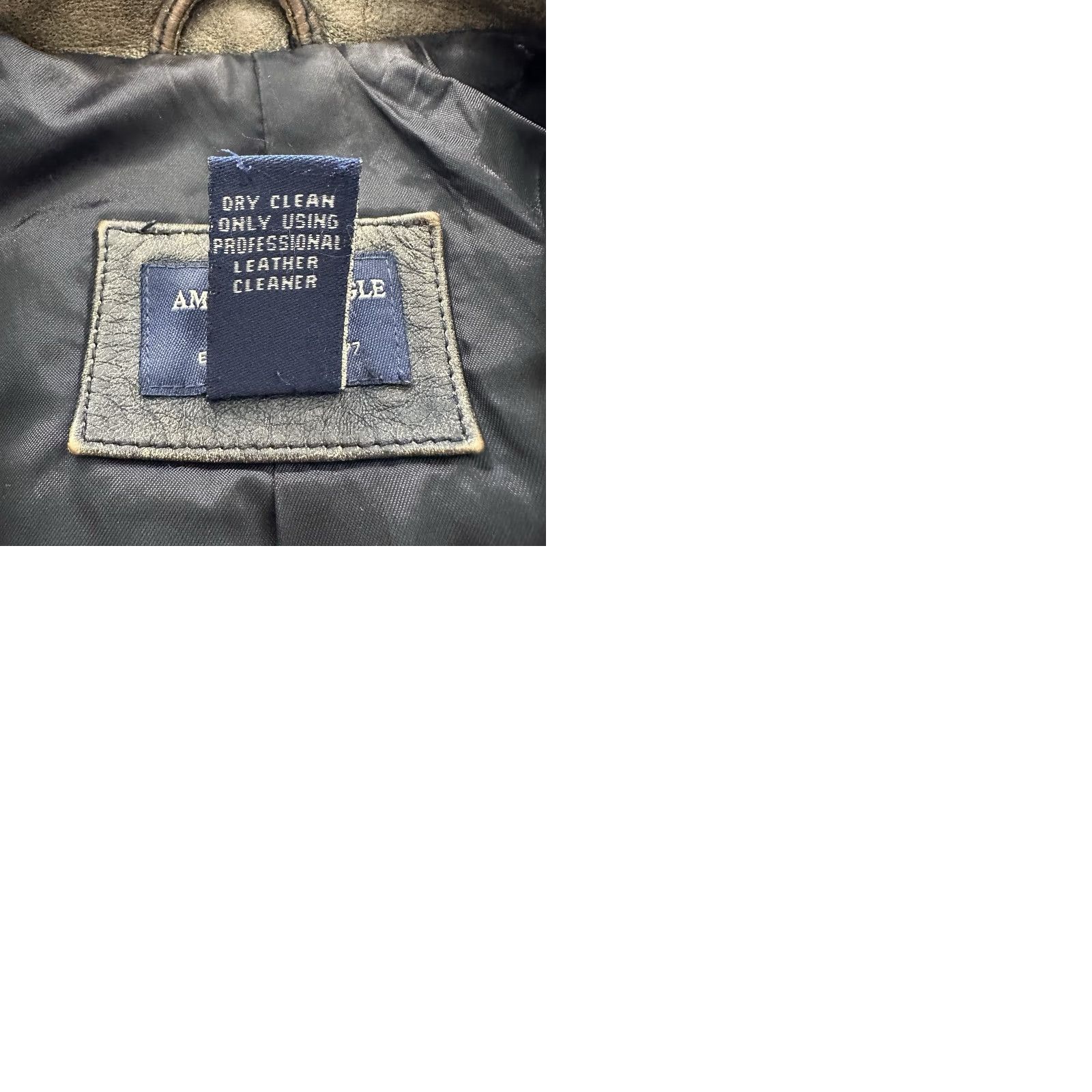 American Eagle Outfitters American Eagle Outfitters Leather Jacket Womens L Brown Distressed Grunge Y2K Vintage Coat Jacket Size L / US 10 / IT 46 - 9 Thumbnail