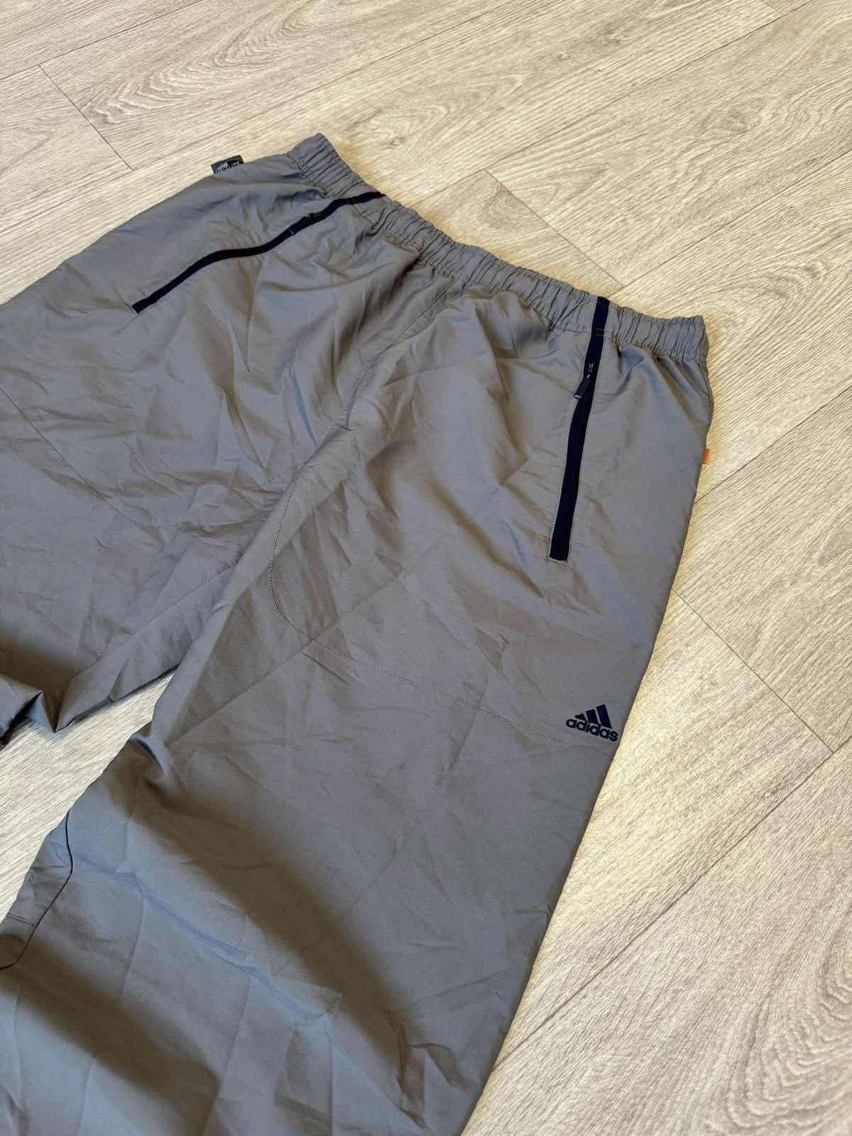 Adidas 🔷Vintage Adidas Nylon Drill Y2K Track Pants 2000s🔷 Size US 38 / EU 54 - 4 Thumbnail