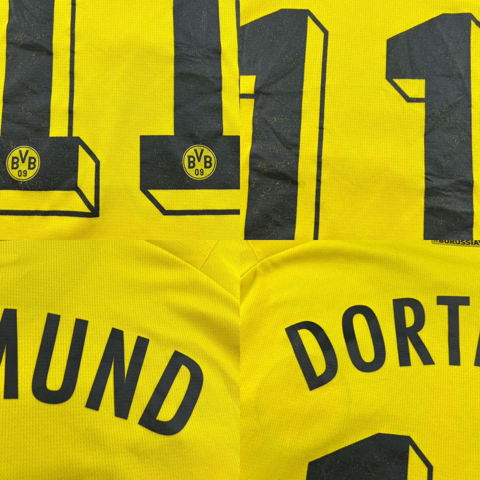 Puma PUMA Borussia Dortmund 2023 2024 Home Reus #11 Mens XL Football Jersey Shirt Yellow Short Sleeve T-Shirt Athletic Jersey Sports Football Mens Size US XL / EU 56 / 4 - 8 Thumbnail