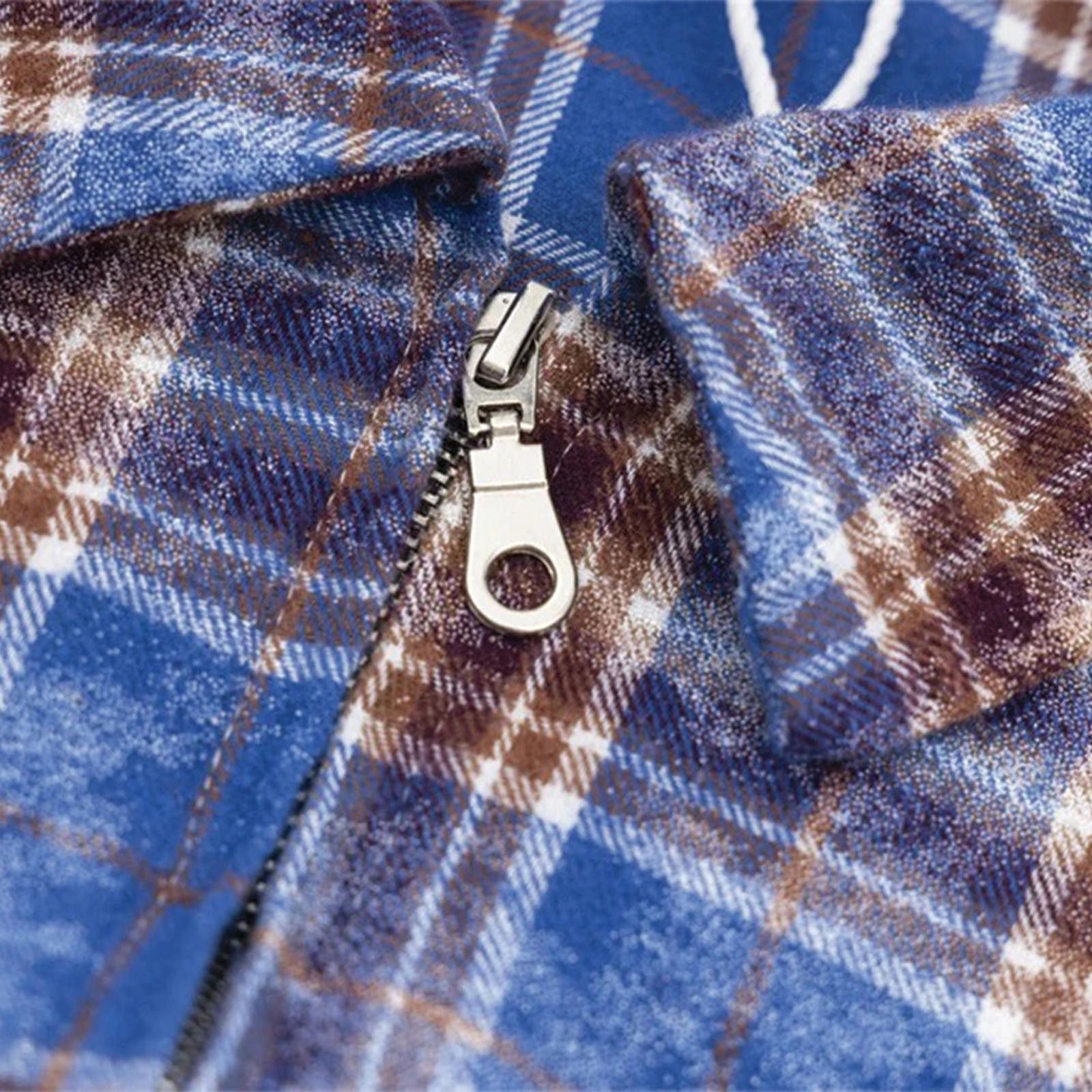Other Bleached Plaid Zipper Shirt Size US M / EU 48-50 / 2 - 3 Thumbnail