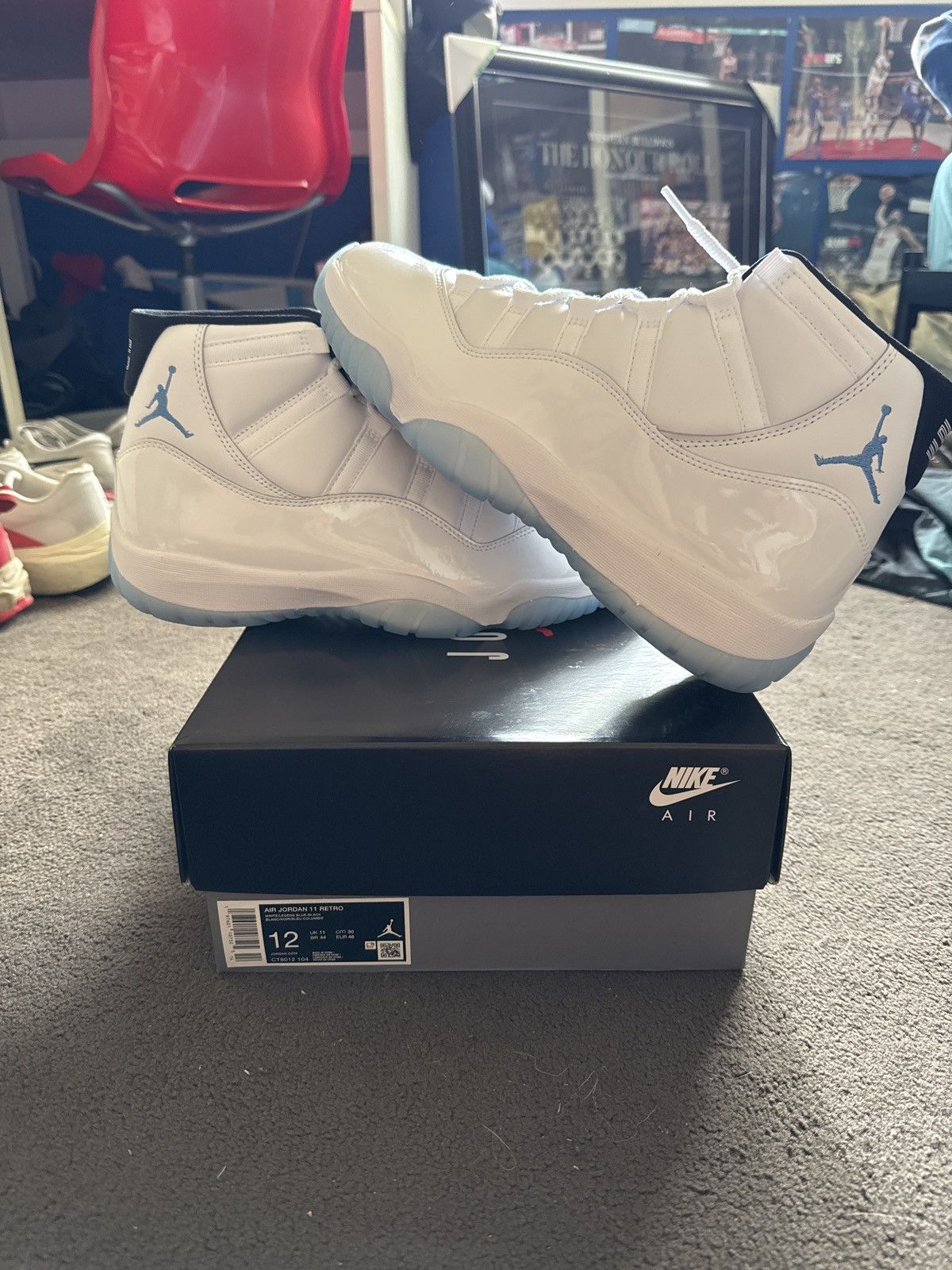 Jordan Brand × Nike Jordan 11 “Columbia” 2024 Size US 12 / EU 45 - 1 Thumbnail
