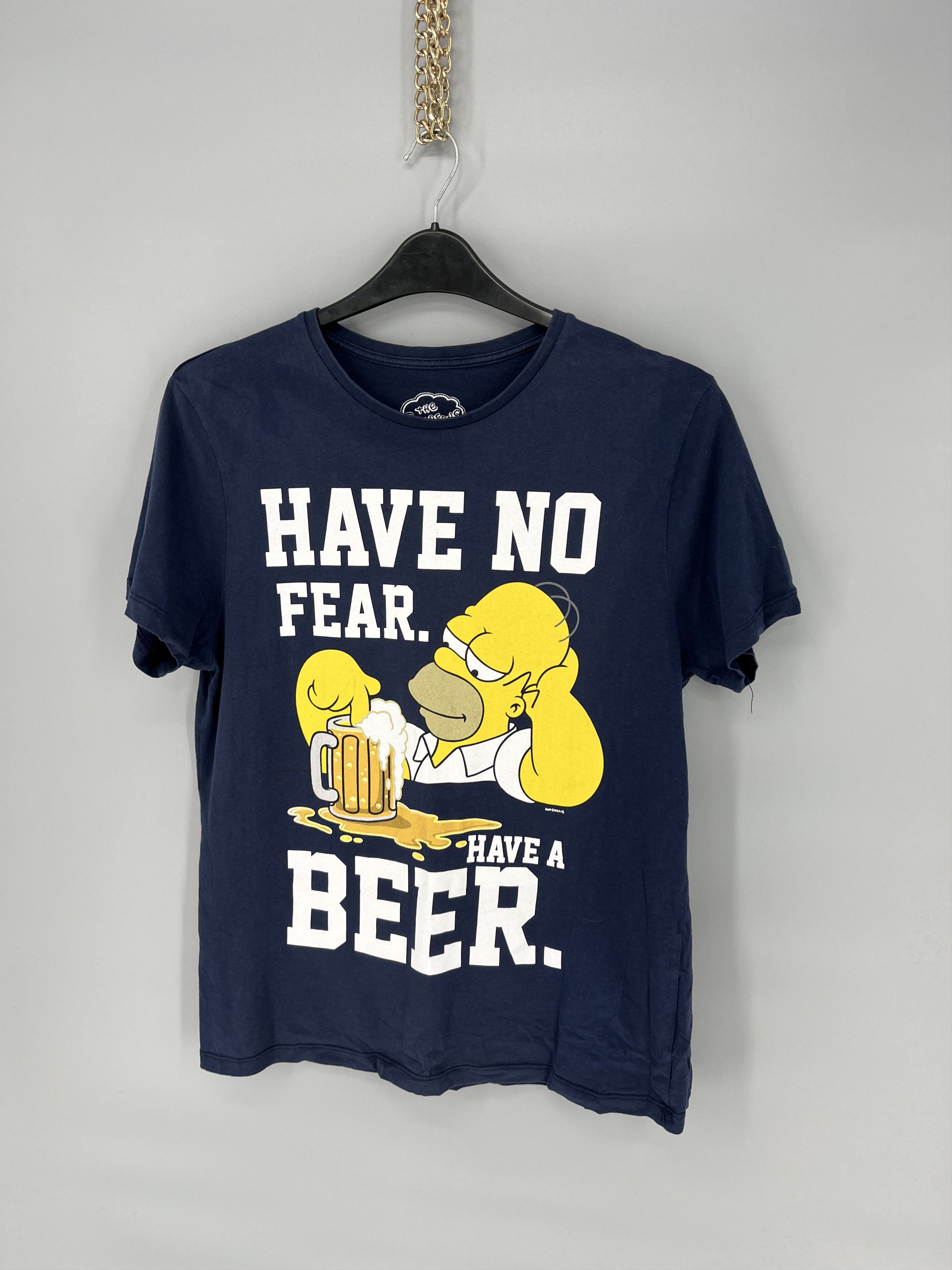 Band Tees Vintage The Simpsons "Have no fear, have a beer" T-Shirt Size US M / EU 48-50 / 2 - 3 Thumbnail