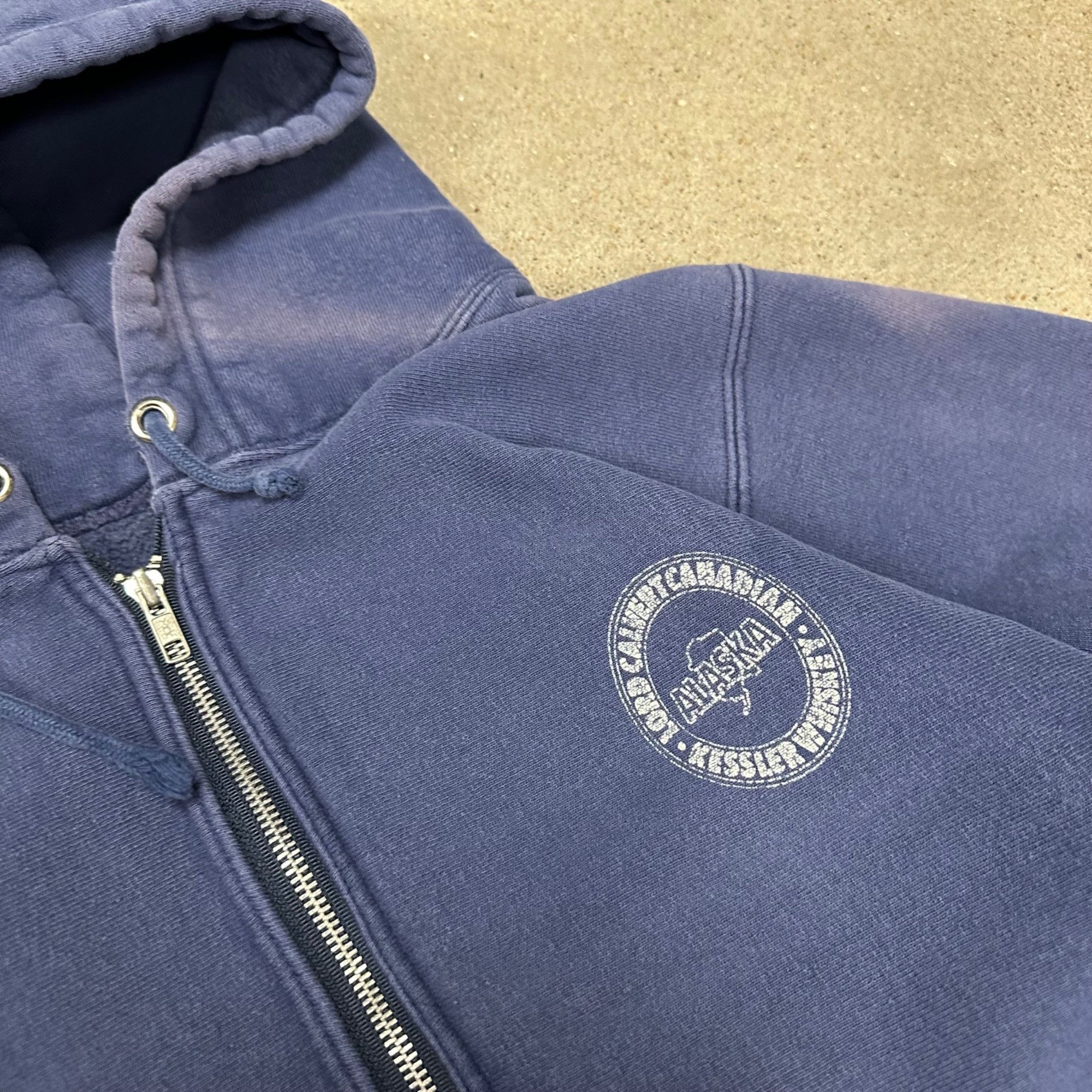 Vintage Vintage Heavy Reverse Weave Style Alaska Kessler Whiskey Zip Size US L / EU 52-54 / 3 - 2 Thumbnail