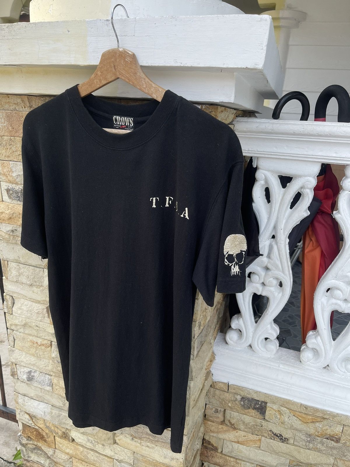 Japanese Brand × Vanson Leathers Last Drop🔥Rare🔥TFOA Skulls Crows Spiritsed Cropped Head Size US M / EU 48-50 / 2 - 3 Thumbnail