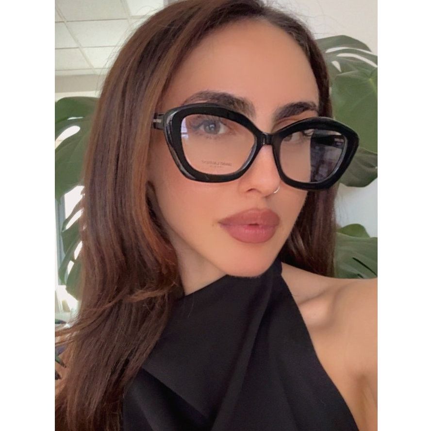 Saint Laurent Paris NEW Saint Laurent SL68 OPT Black Thick Rim Eyeglasses Frames Size ONE SIZE - 1 Thumbnail