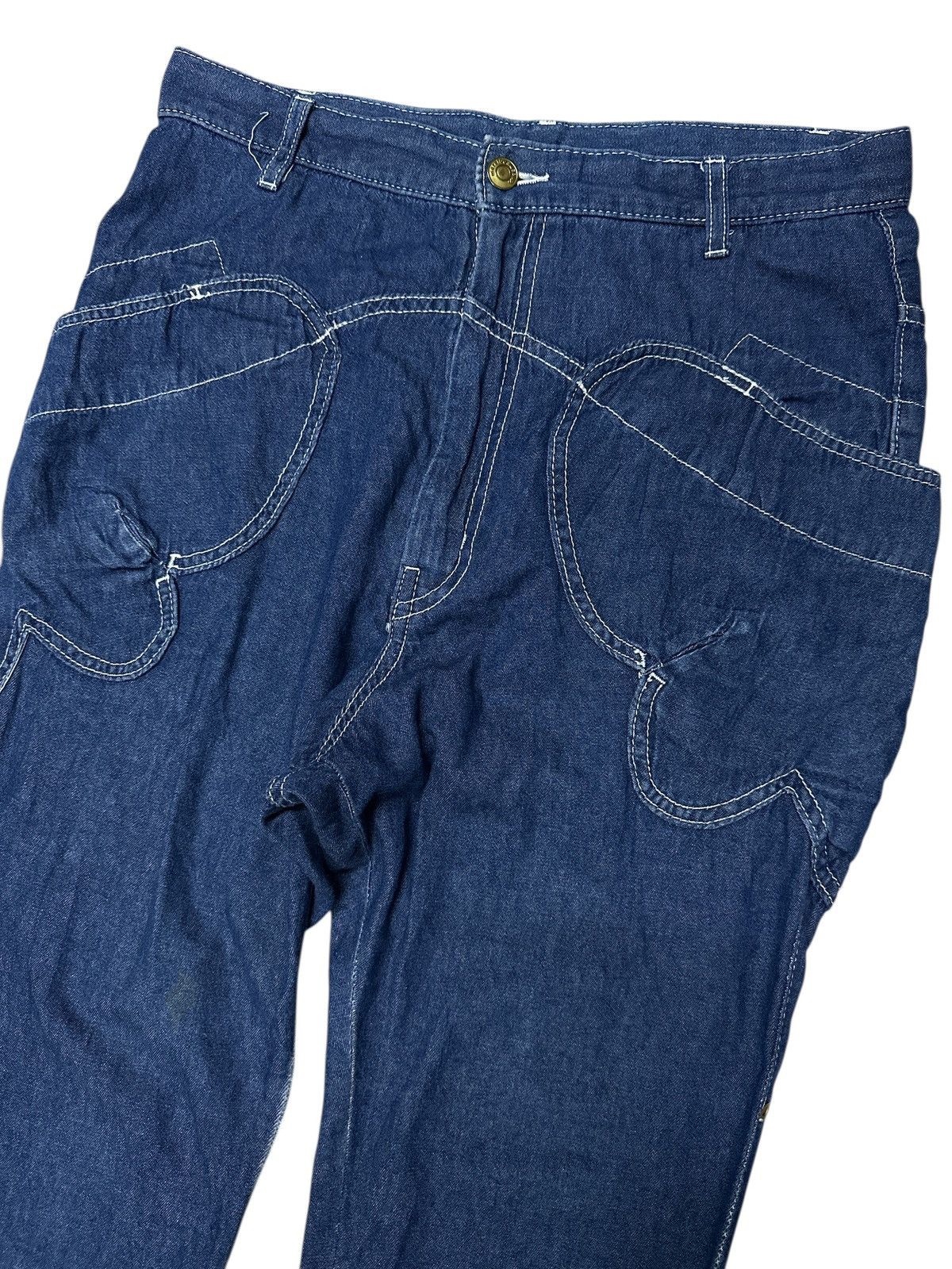 Kapital Mericbecoup Issey Miyake Blue Indigo . Size US 32 / EU 48 - 7 Thumbnail