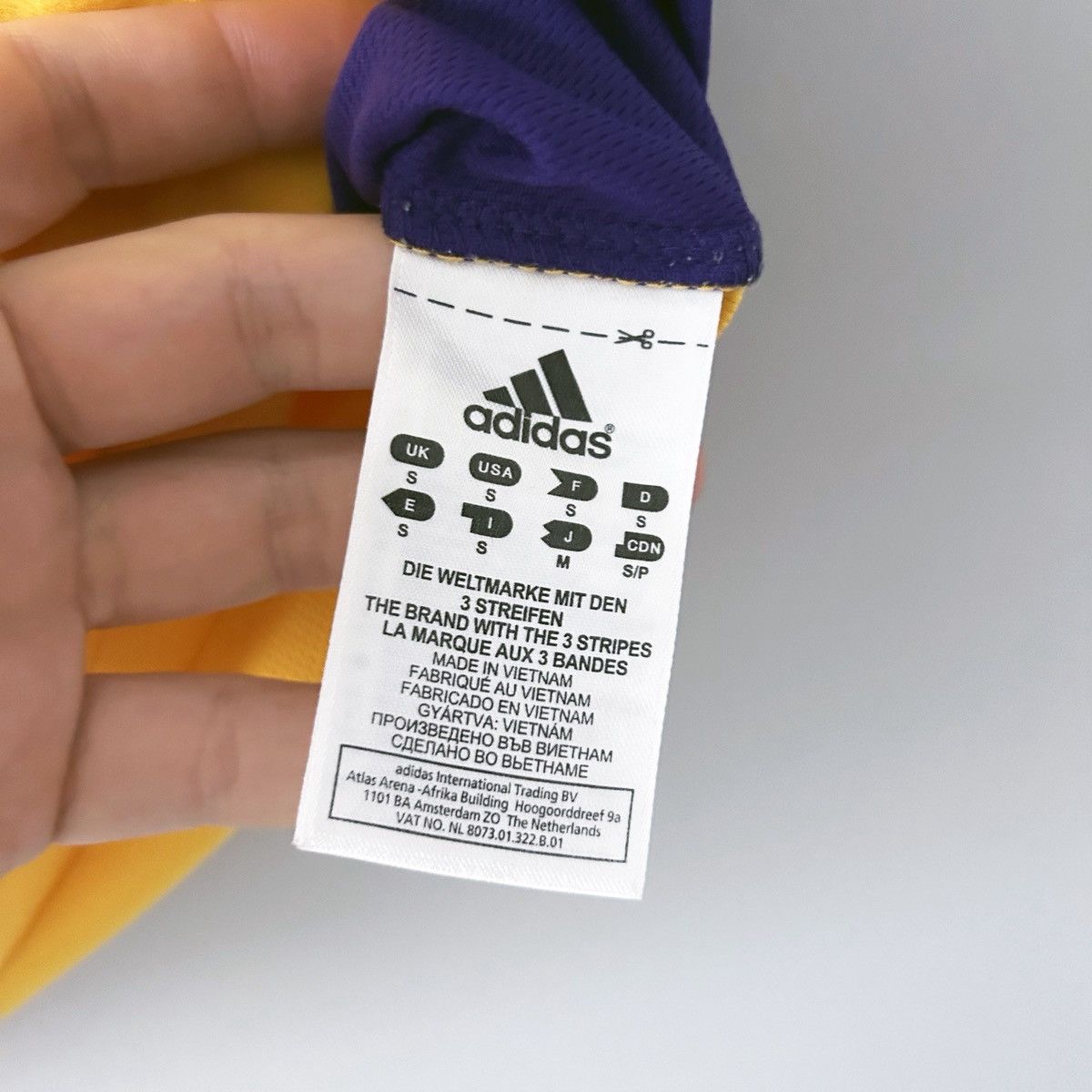 Adidas Kobe Bryant #24 Los Angeles Lakers adidas Size US S / EU 44-46 / 1 - 7 Thumbnail