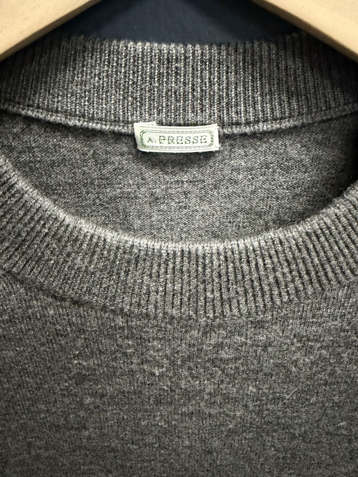 A.PRESSE a presse wool sweater sz 2 Size US M / EU 48-50 / 2 - 2 Thumbnail