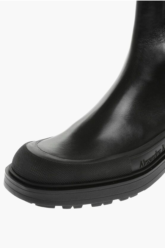 Alexander McQueen o1y1024 Ankle Boots in Black Size US 11 / EU 44 - 4 Thumbnail