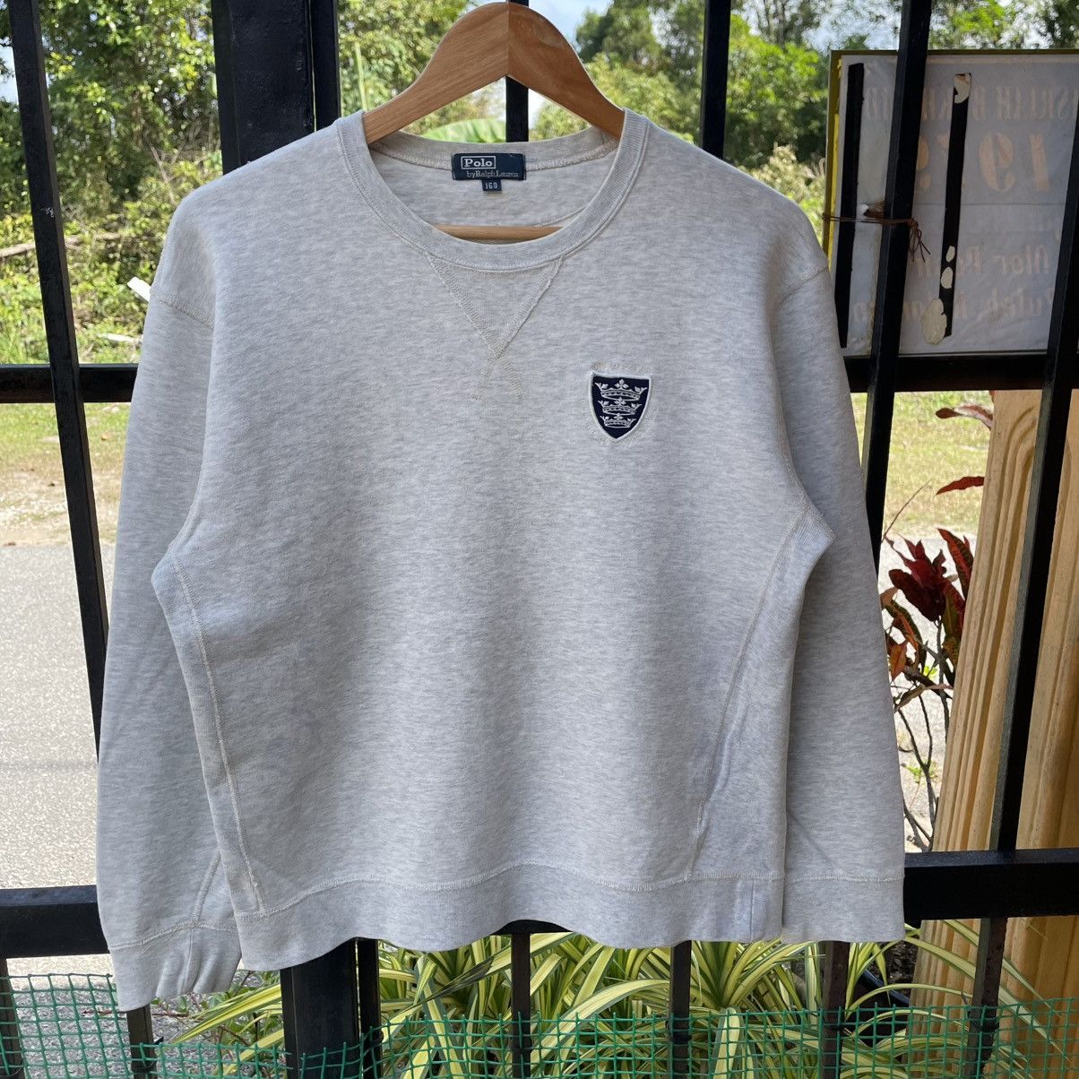 Polo Ralph Lauren 🔥Vintage Polo Ralph Lauren Crown Logo Jumper Sweatshirts Size US S / EU 44-46 / 1 - 5 Thumbnail