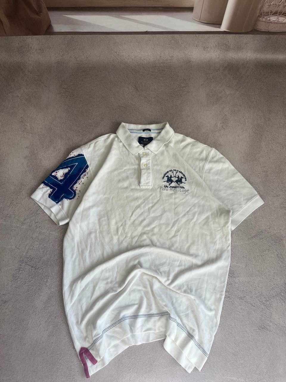 Polo Ralph Lauren × Vintage Polo Ralph Lauren style oversized distressed rugby polo Size US XL / EU 56 / 4 - 1 Thumbnail