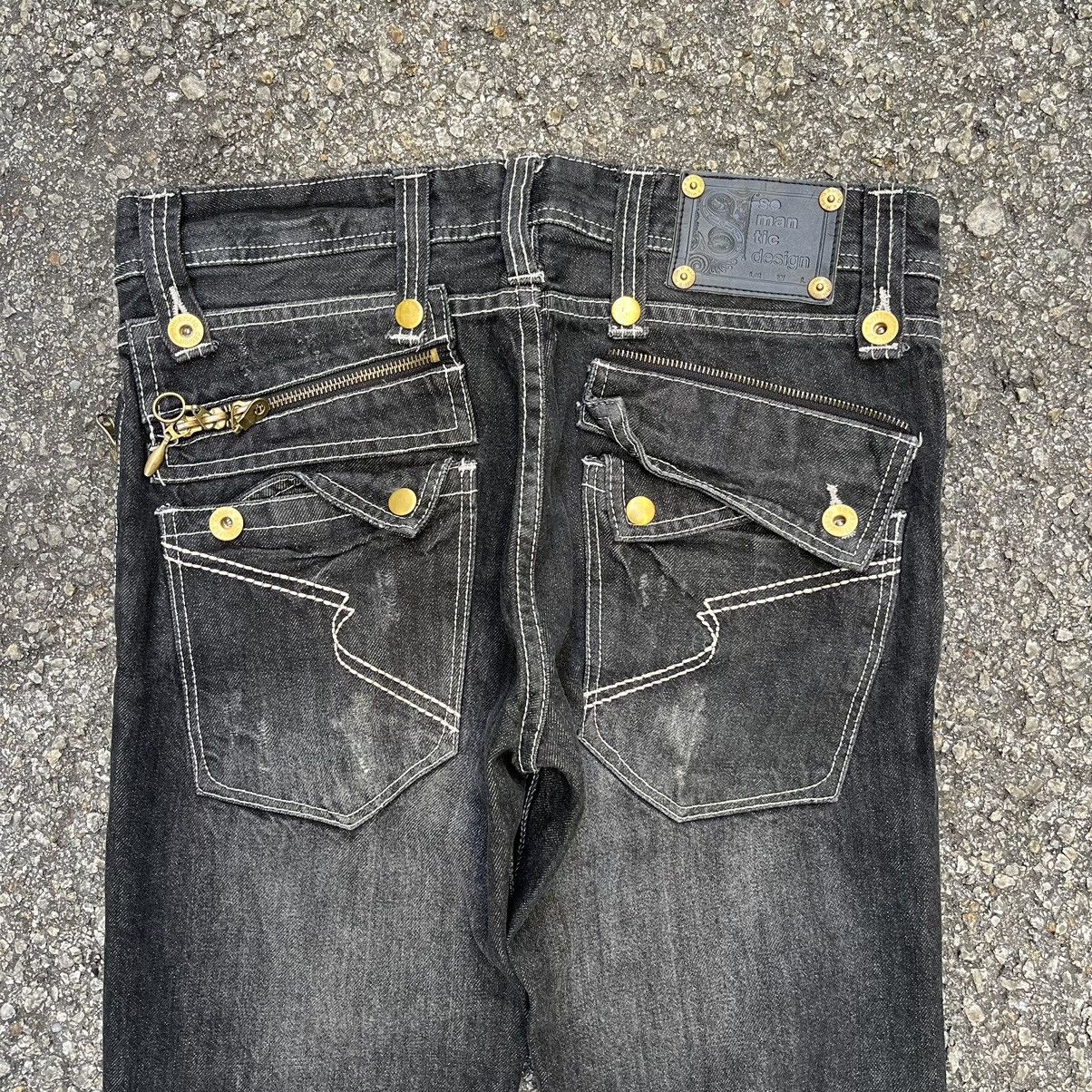 Tornado Mart Semantic Design Japanese Slim Jeans Crazy Punk Style Denim Size US 30 / EU 46 - 13 Thumbnail