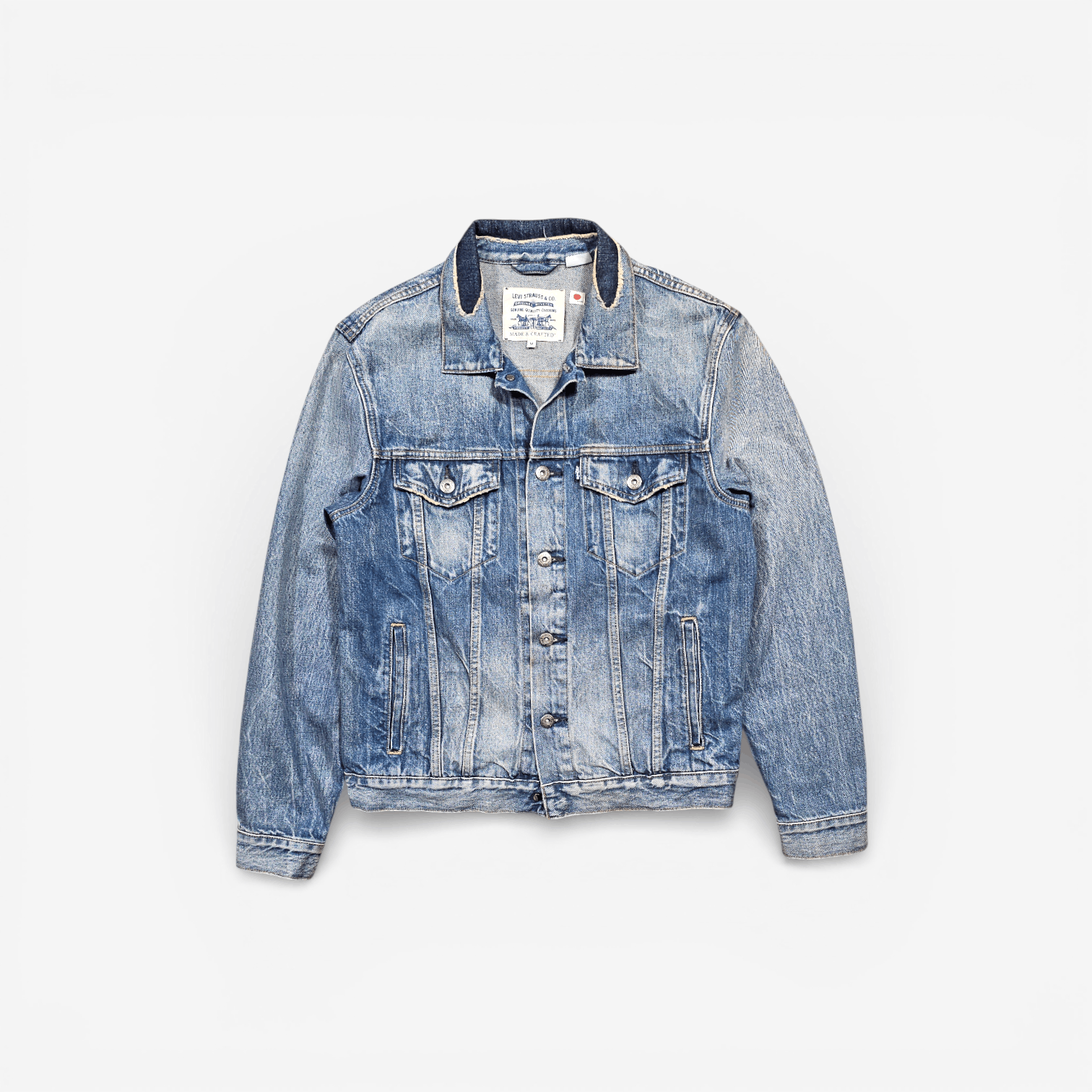 Levi's Made & Crafted Levi's Made & Crafted Denim Trucker Jacket Made in Japan Size US M / EU 48-50 / 2 - 1 Thumbnail