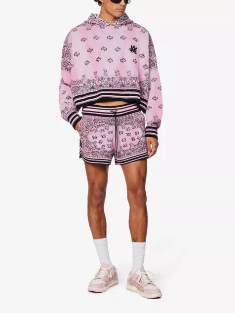 Amiri o1y0525 Short in Pink/Black Size US 34 / EU 50 - 5 Thumbnail