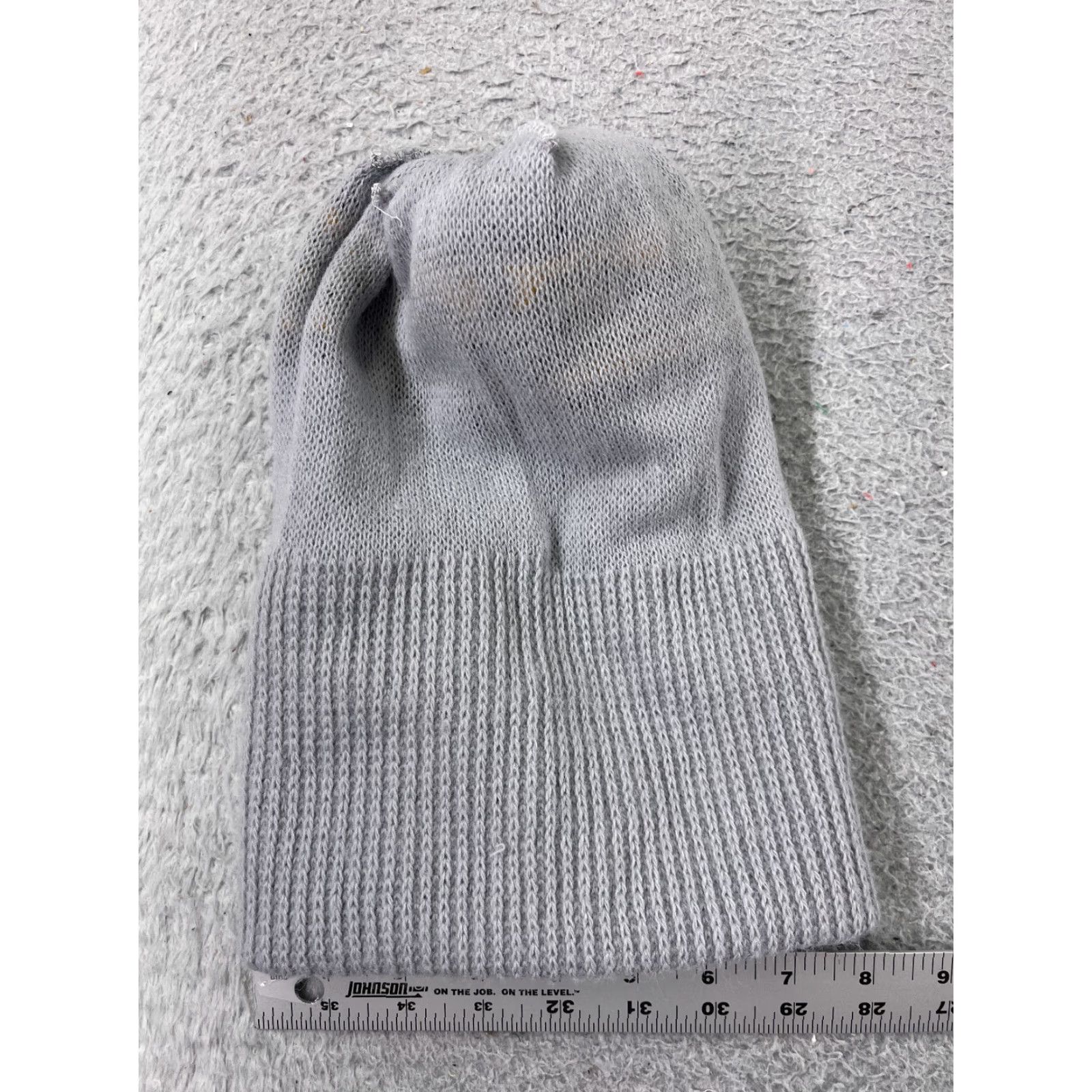 Vintage WoodHead Beanie Toque Adult One Size Gray Yellow Knit Acrylic Blend Pom Ski Hat Mens Beanie SKI Logo Knit Adjustable Size ONE SIZE - 6 Thumbnail