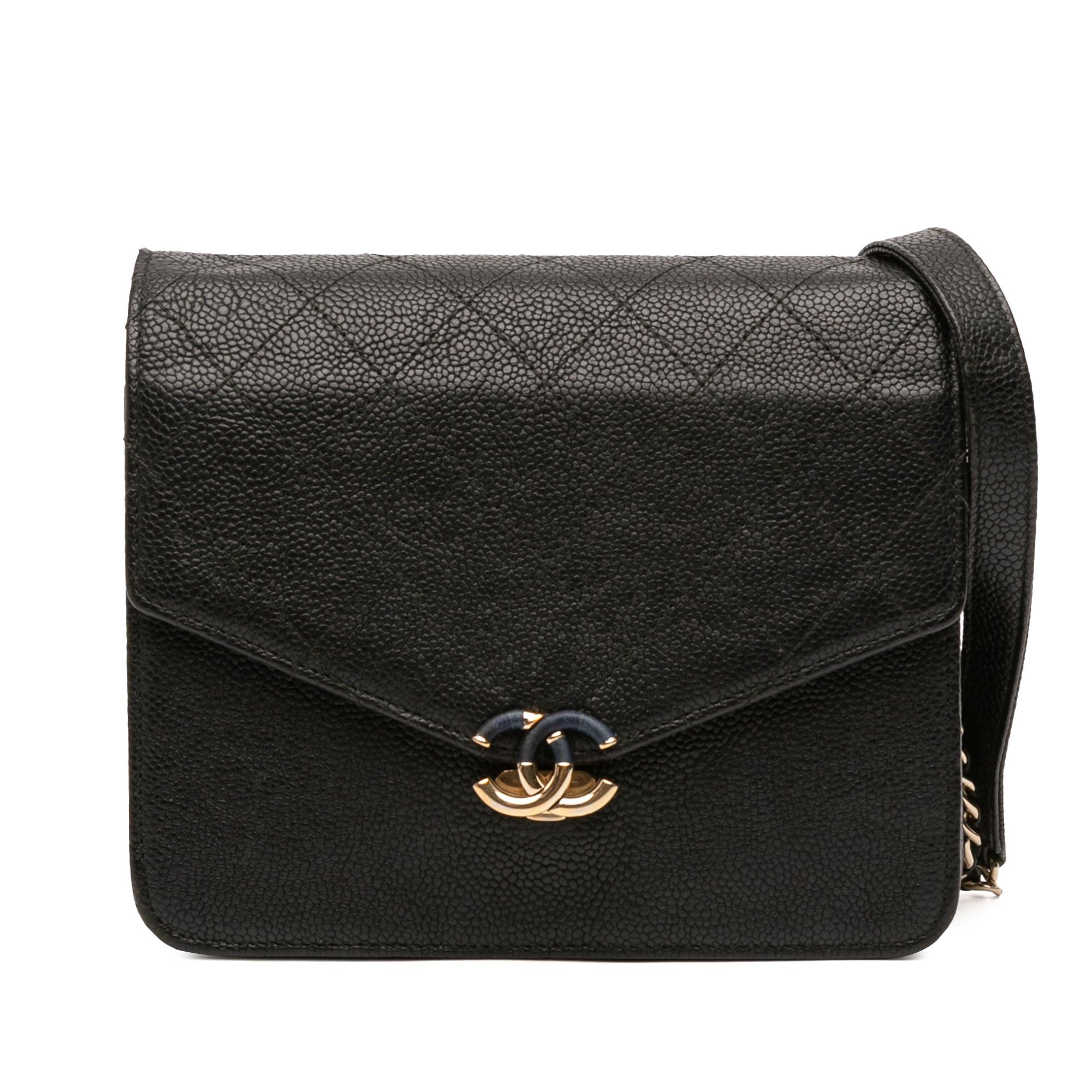 Chanel Paris Cuba Square Quilted Caviar Thread Around Wallet On Chain Size ONE SIZE - 1 Thumbnail