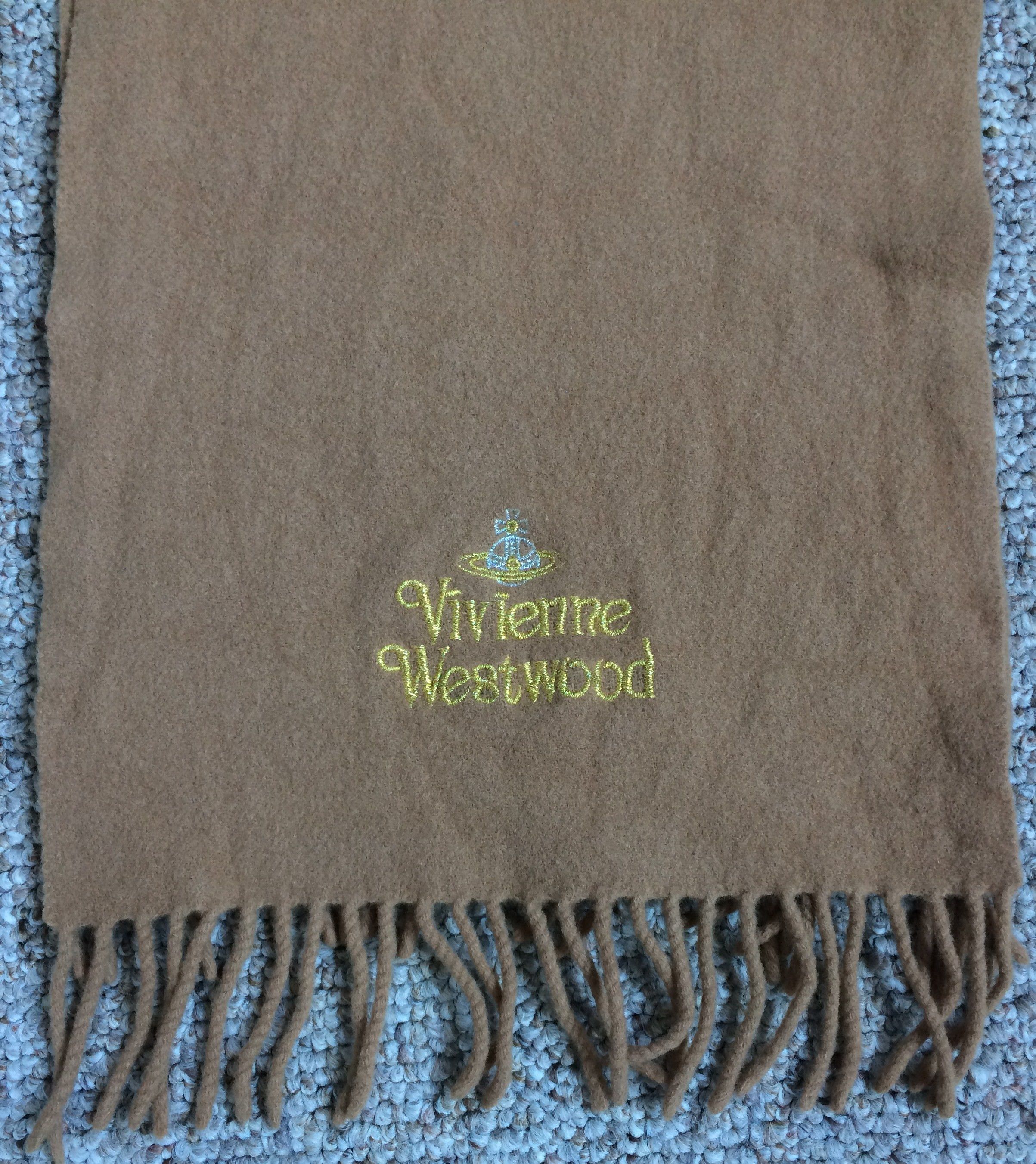 Vivienne Westwood Vivienne Westwood Vintage Wool Logo Scarf Size ONE SIZE - 2 Thumbnail