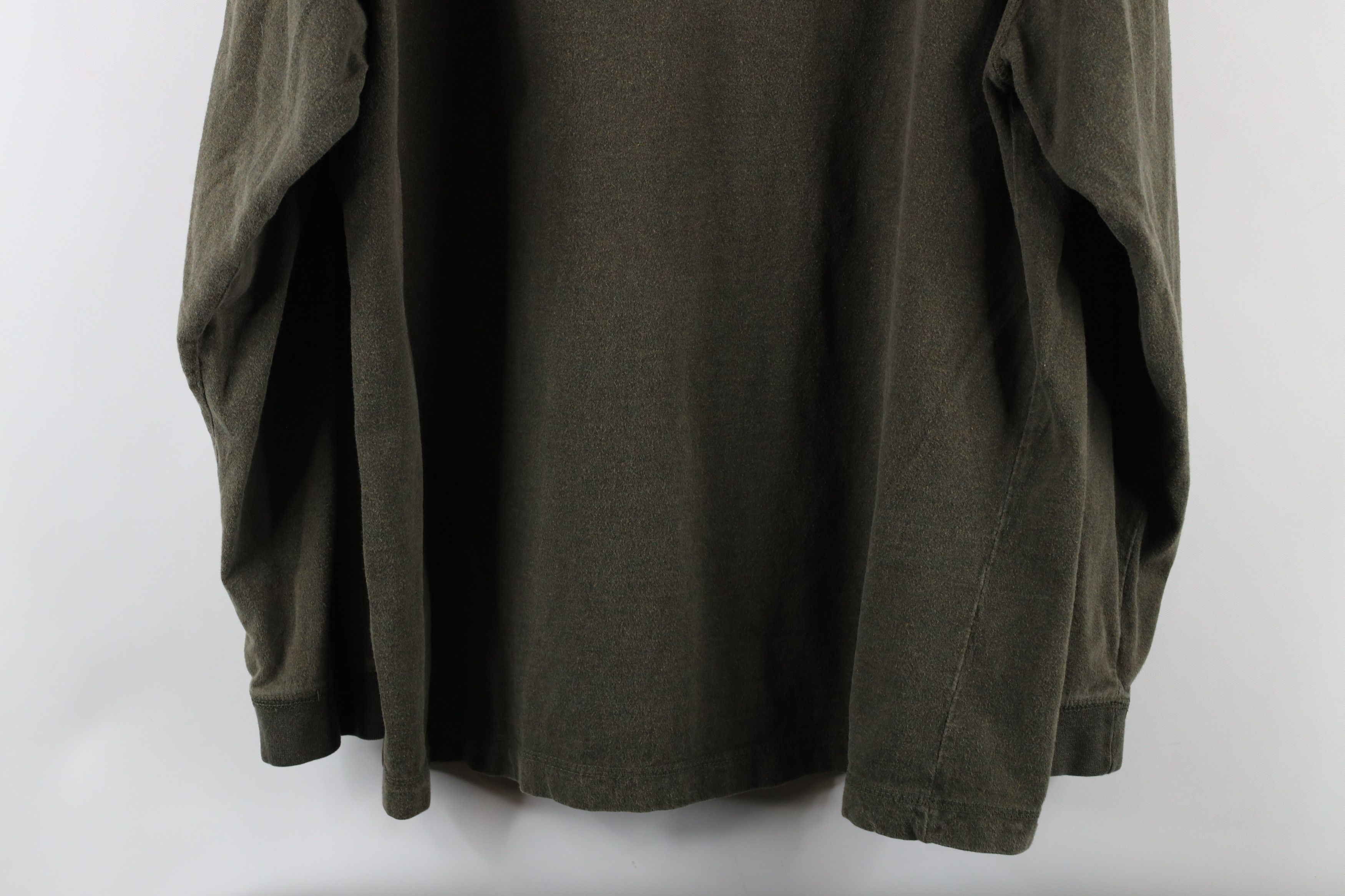 Vintage Vintage 90s Streetwear Long Sleeve Henley T-Shirt Green Size US L / EU 52-54 / 3 - 7 Thumbnail