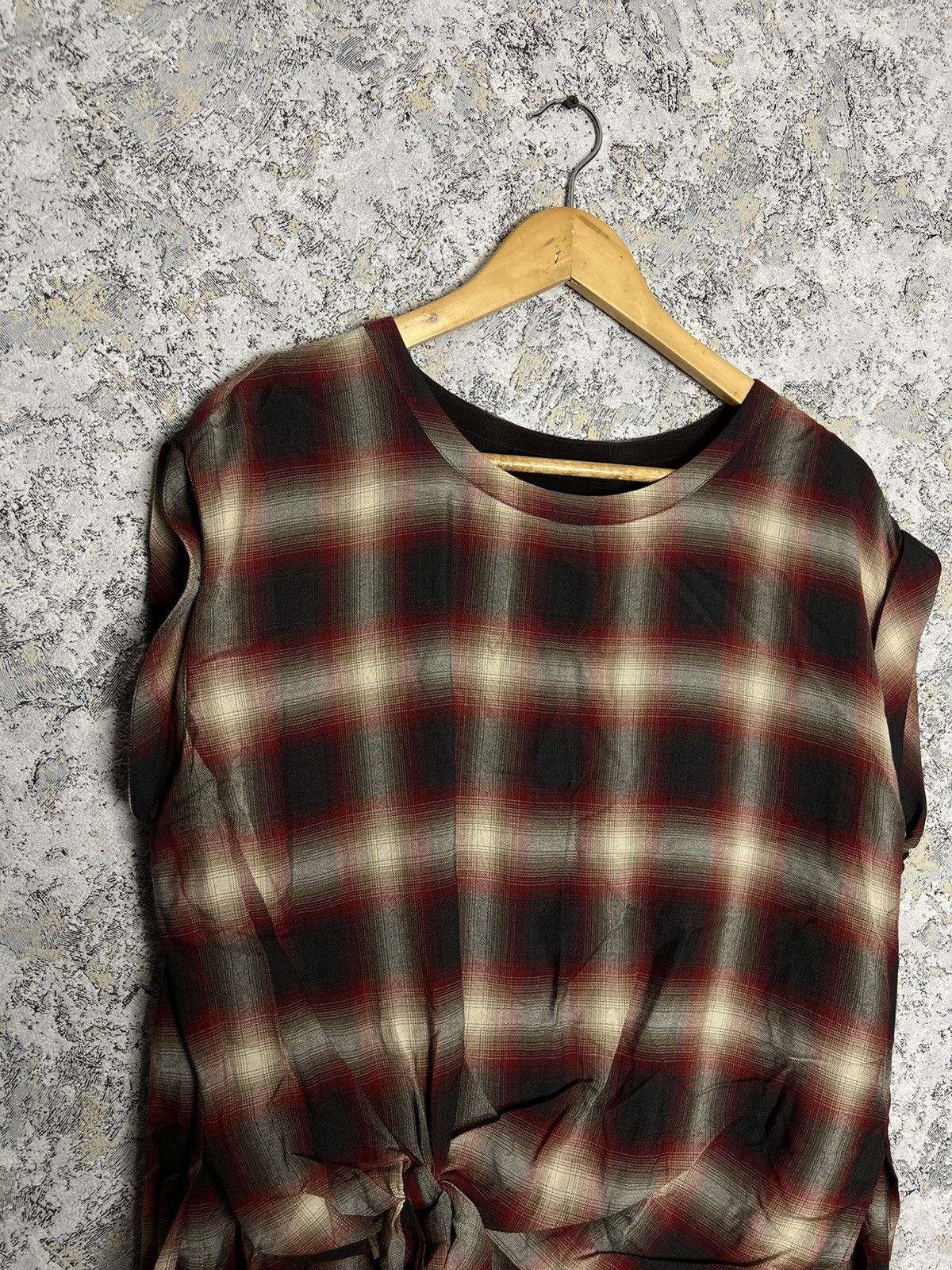 Allsaints × Designer AllSaints Dress Jersey Asymmetric Gathered Casual Viscose Size M / US 6-8 / IT 42-44 - 3 Thumbnail
