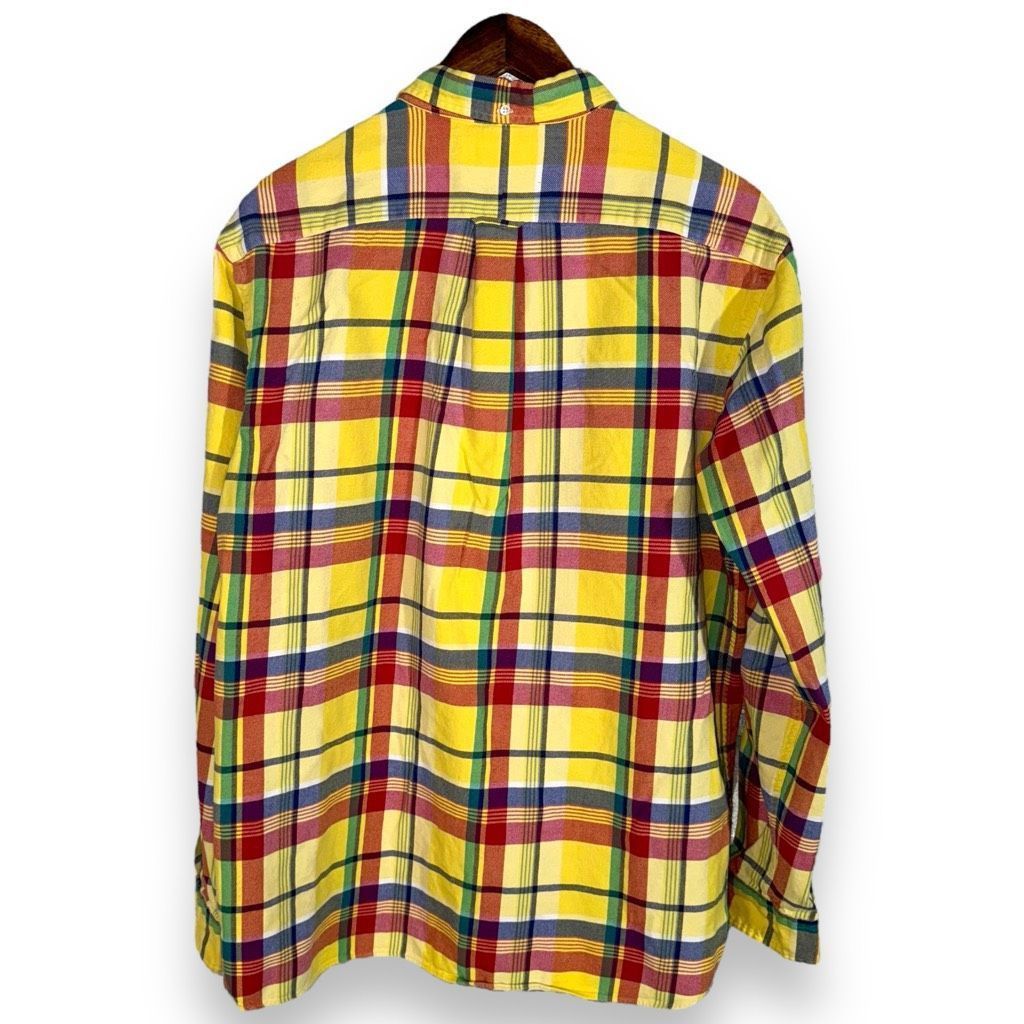 Polo Ralph Lauren Yellow Polo Ralph Lauren Flannel Button Down Shirt Size XL Size US XL / EU 56 / 4 - 7 Thumbnail