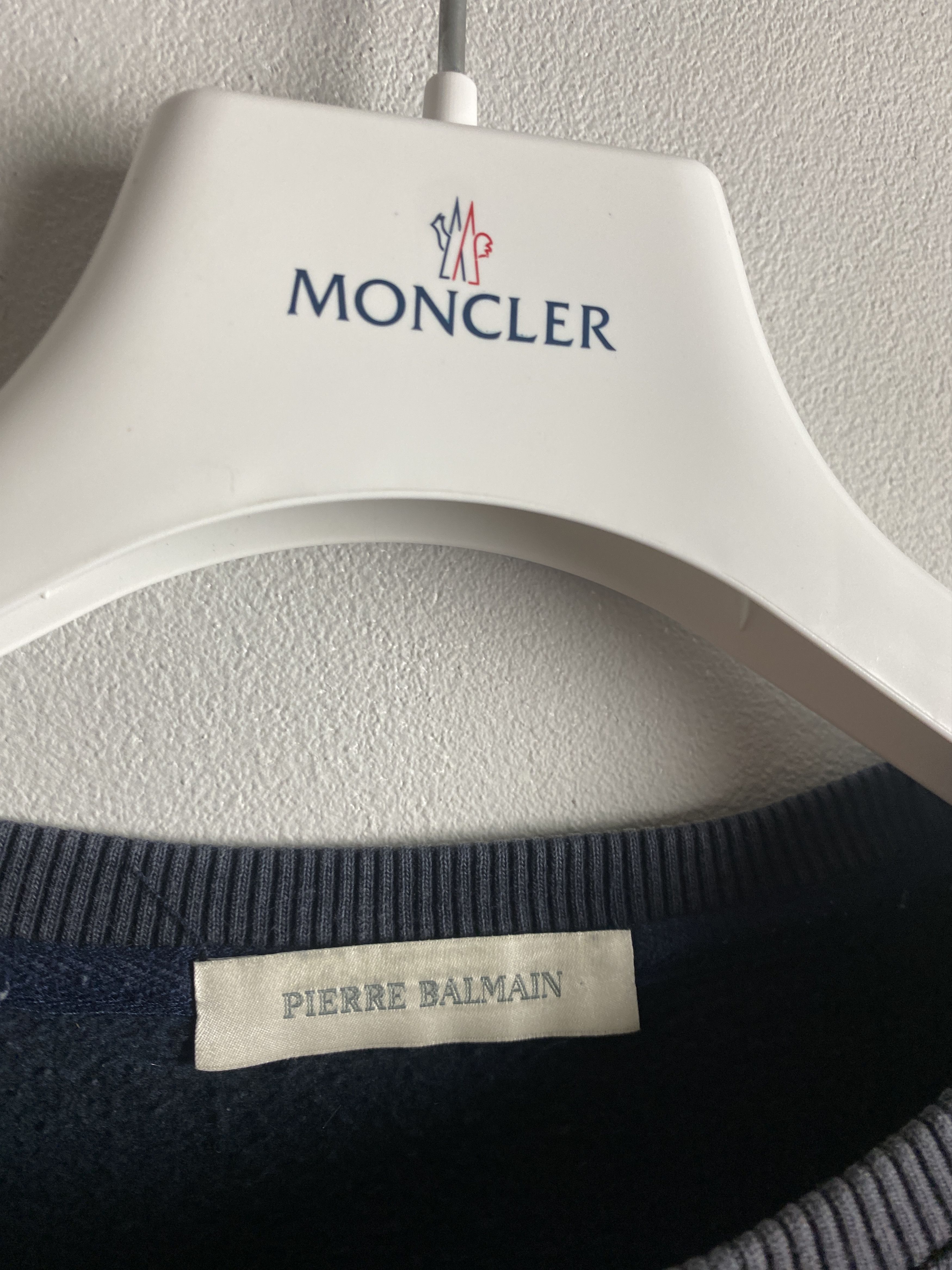 Pierre Balmain Pierre Balmain big logo sweatshirt crewneck Size M / US 6-8 / IT 42-44 - 3 Thumbnail