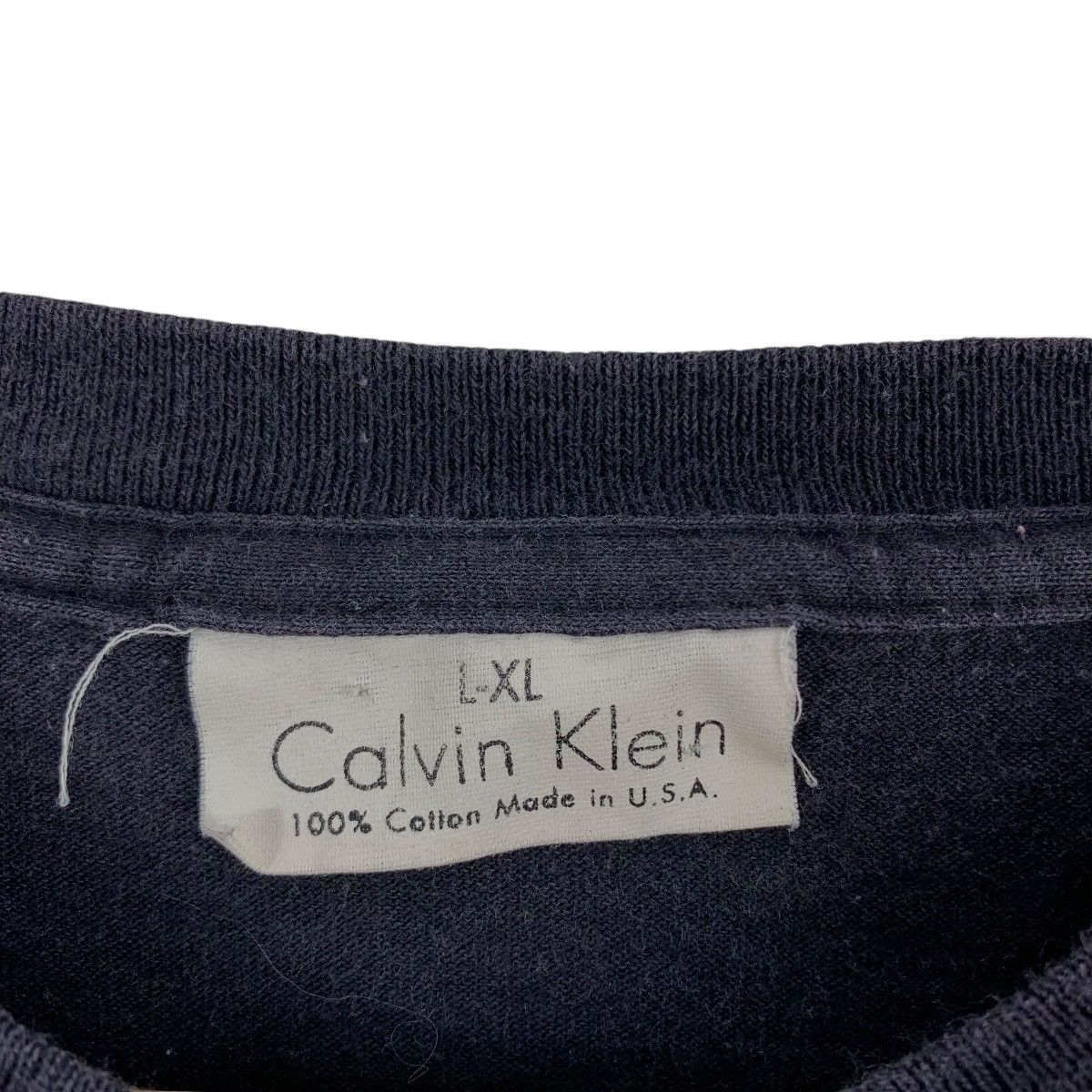 Calvin Klein Vintage 90s CALVIN KLEIN USA Ck Centre Logo Tshirt Size US XL / EU 56 / 4 - 5 Thumbnail