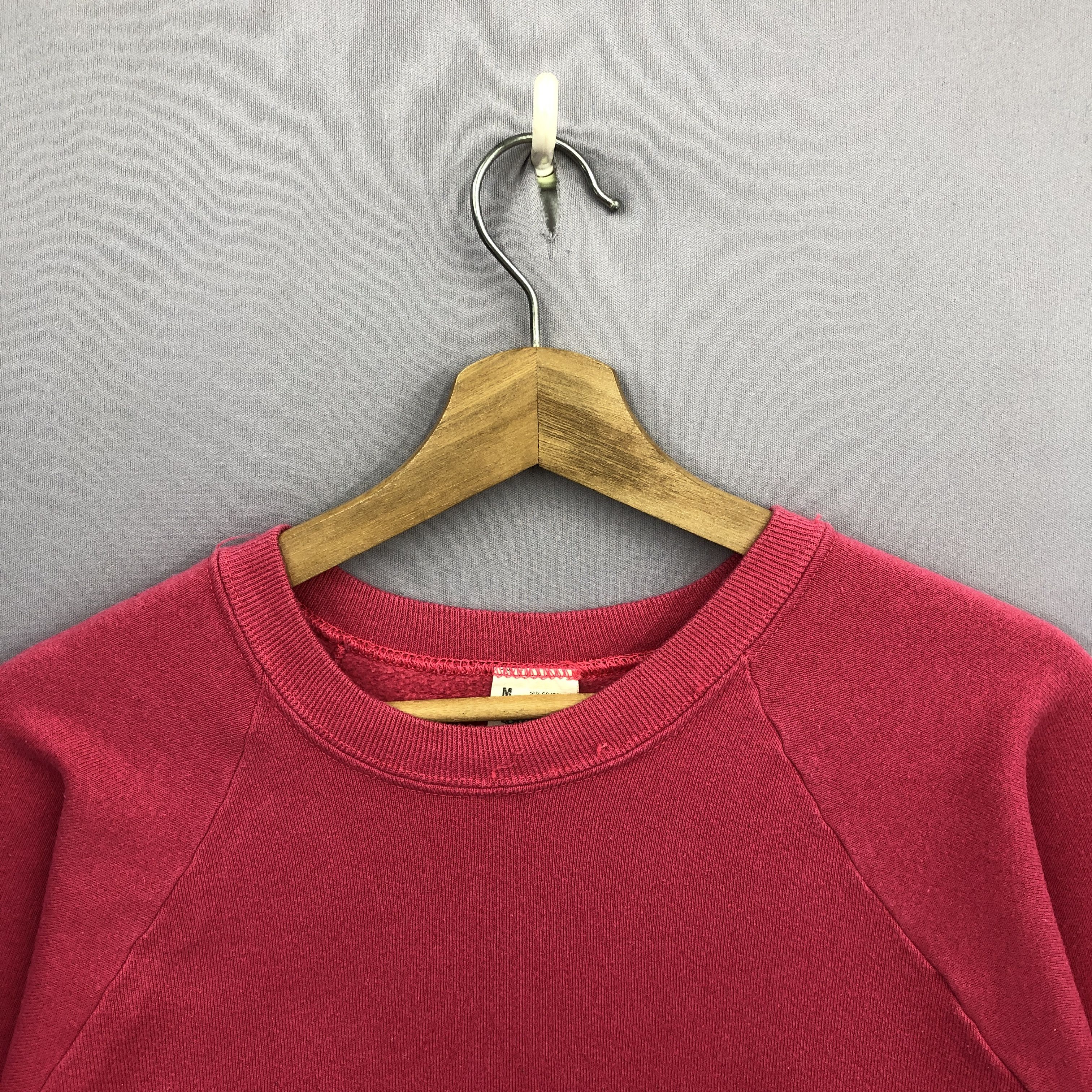 Fruit Of The Loom × Vintage Vintage 90s Plain Fruit of the Loom Sweater Sweatshirt Size US M / EU 48-50 / 2 - 3 Thumbnail
