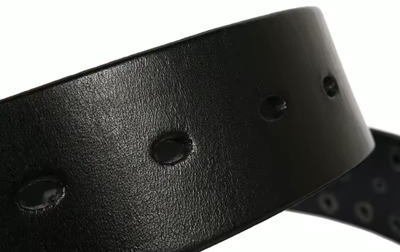 Leather × Other Heavy Metal Genuine Leather Rivert Punk Belt Size ONE SIZE - 7 Thumbnail