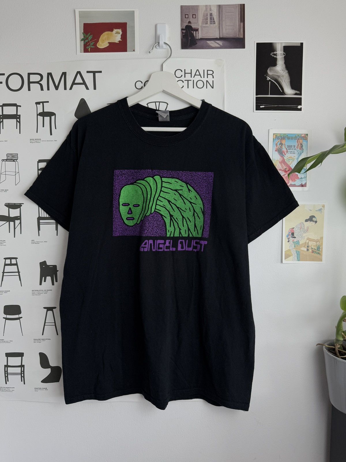 Gildan × Vintage Vintage y2k Angel dust t-shirt rave gabber techno dnb jungle Size US L / EU 52-54 / 3 - 1 Thumbnail