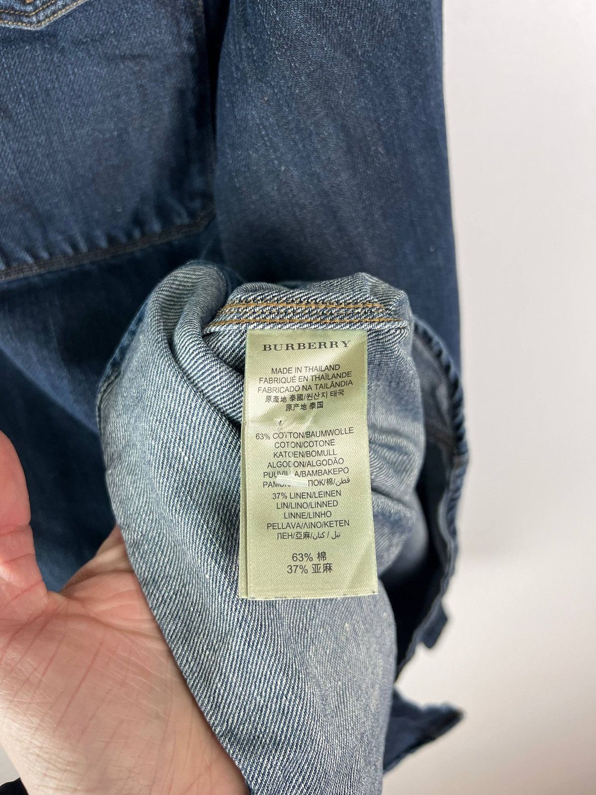 Burberry Burberry Brit luxury denim shirt size M Size US M / EU 48-50 / 2 - 7 Thumbnail