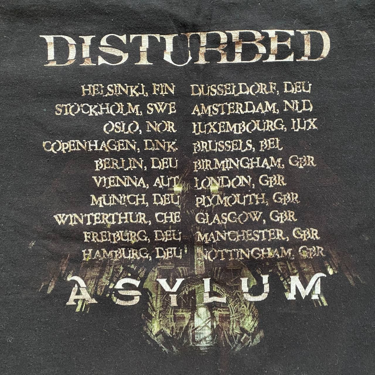Band Tees × Vintage VINTAGE Y2K DISTURBED AMAZING FADED RARE BAND TEE 12 Size US L / EU 52-54 / 3 - 5 Thumbnail