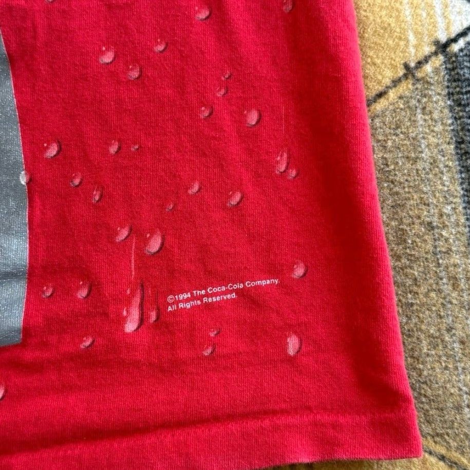 Doublet VINTAGE Coca Cola AOP T-Shirt Mens Small Red 90s 1994 Double Sided Made In USA Short Sleeve Graphic Print Size US S / EU 44-46 / 1 - 6 Thumbnail