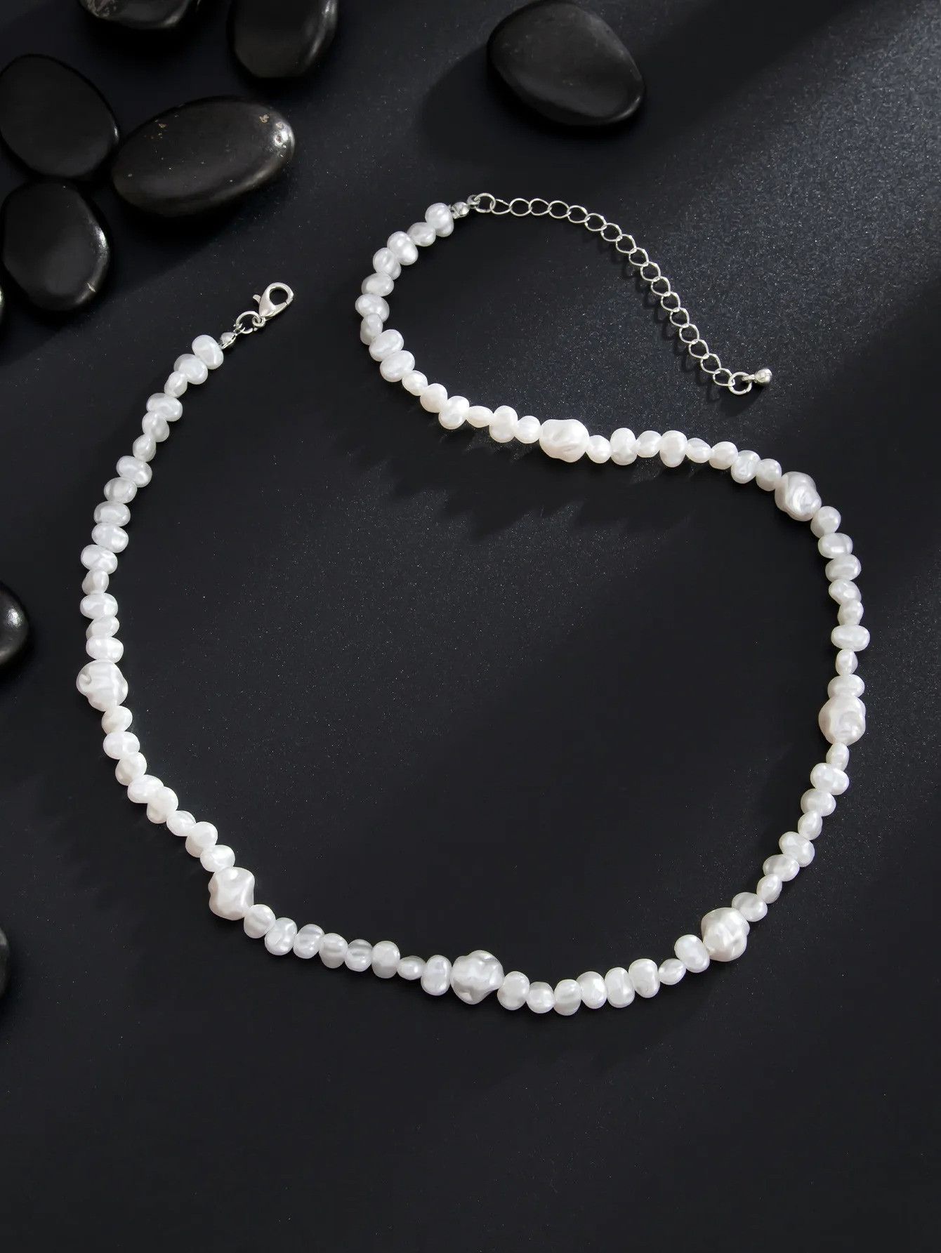 Vintage Round Imitation Pearl Necklace Size ONE SIZE - 4 Thumbnail