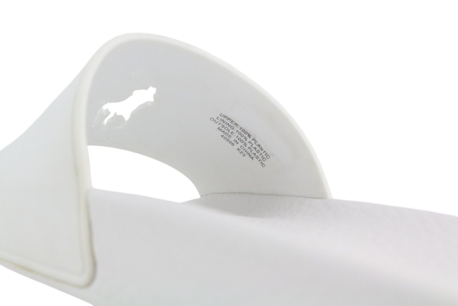 Polo Ralph Lauren SLD W C/O PP-SN-SLI EU43 White Flip Flops Shoes 84659 Size US 12 / IT 42 - 7 Thumbnail