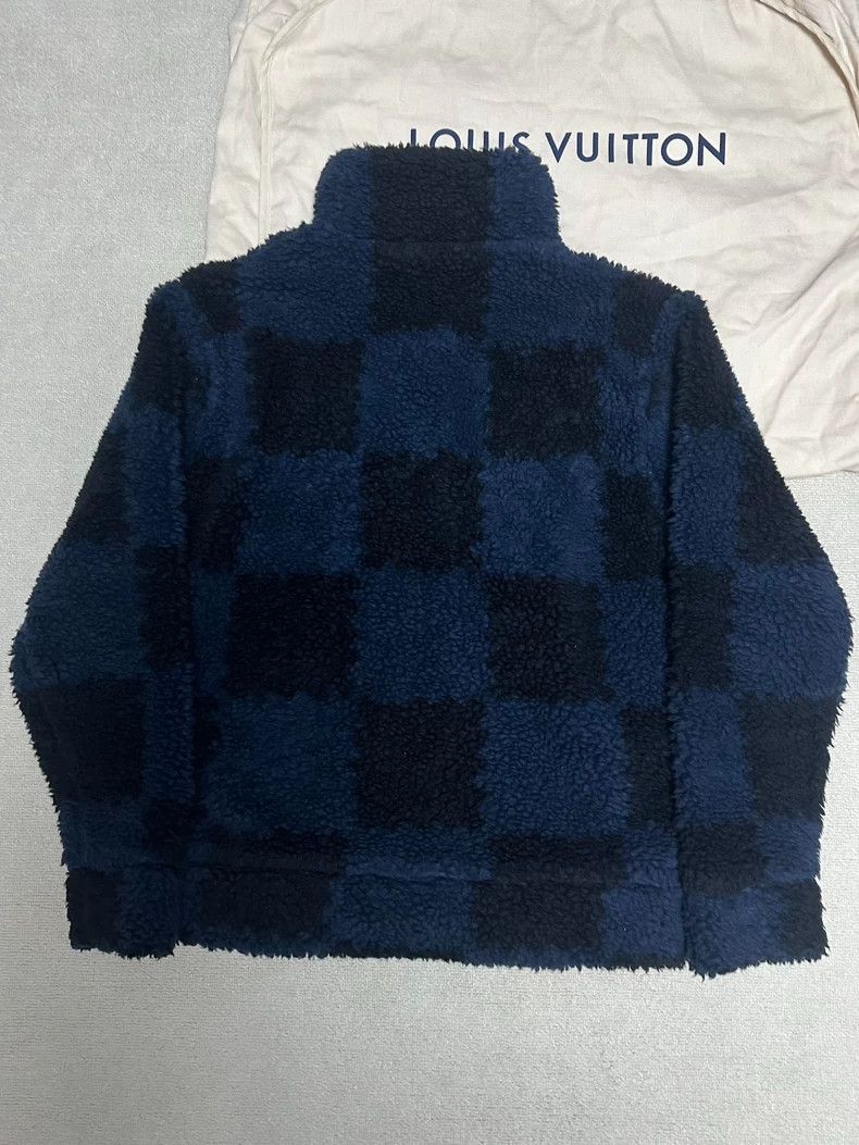 Louis Vuitton Louis Vuitton Blue and black checkerboard full logo teddy Size US XS / EU 42 / 0 - 2 Thumbnail