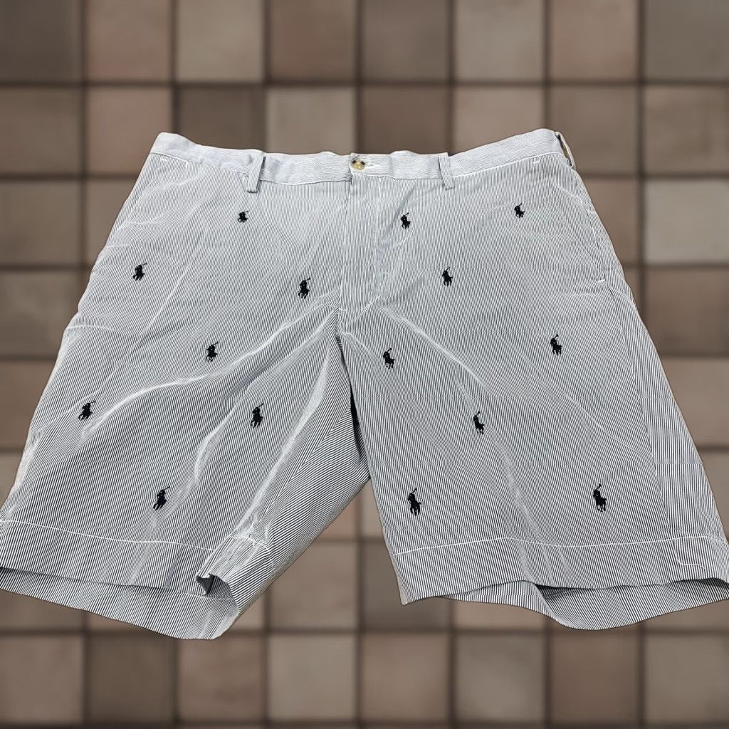 Polo Ralph Lauren Polo Ralph Lauren Shorts Mens 38x8 Classic Fit Seersucker Pony Logo Nautical Size US M / EU 48-50 / 2 - 1 Thumbnail