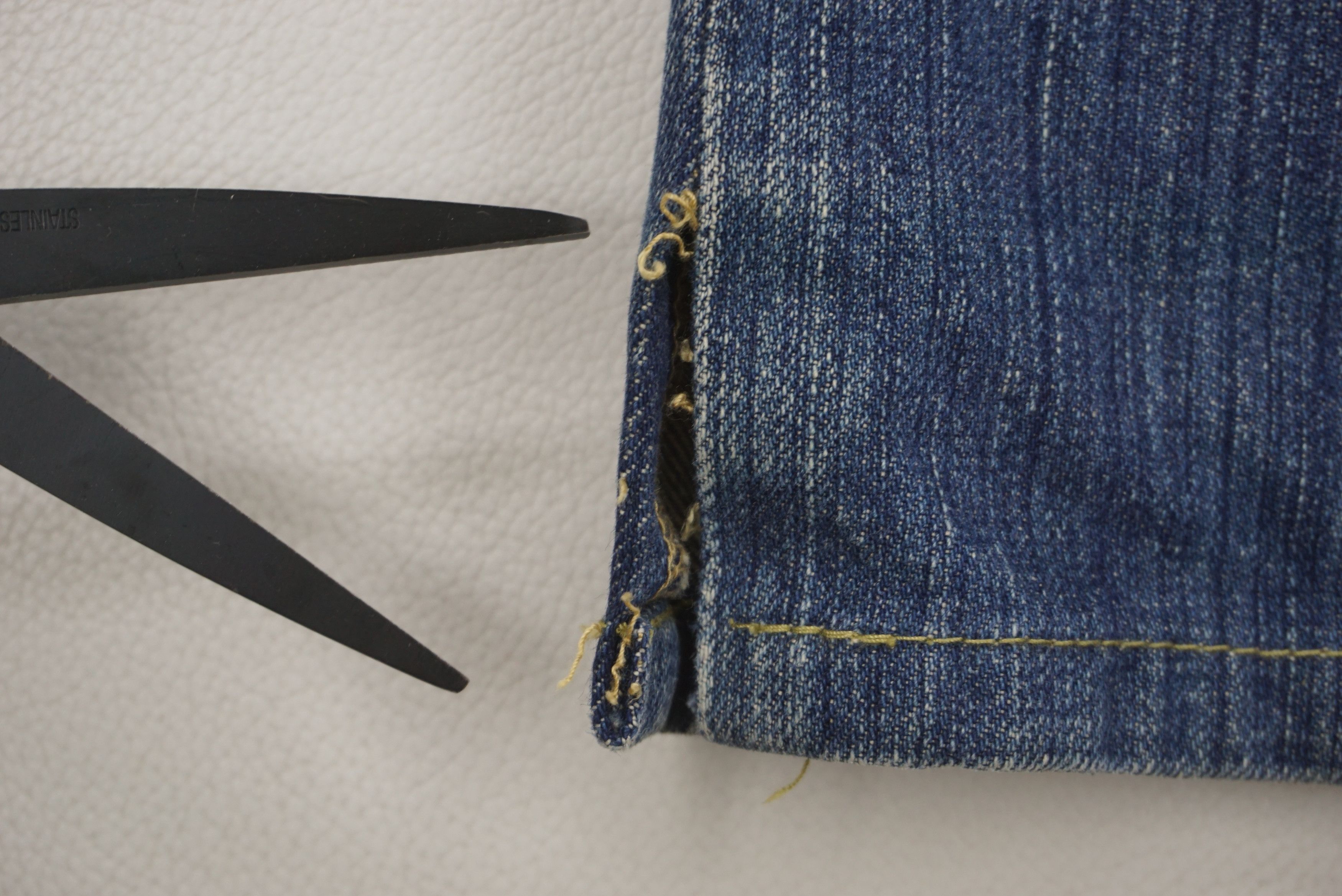 Ralph Lauren Polo Jeans Size 33 fit W36xL29 Straight Denim Made in Japan Size US 33 - 3 Thumbnail